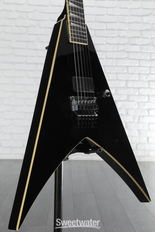 Jackson Limited Edition Pro Plus Series Pure Metal King V KV1A Electric Guitar - Gloss Black