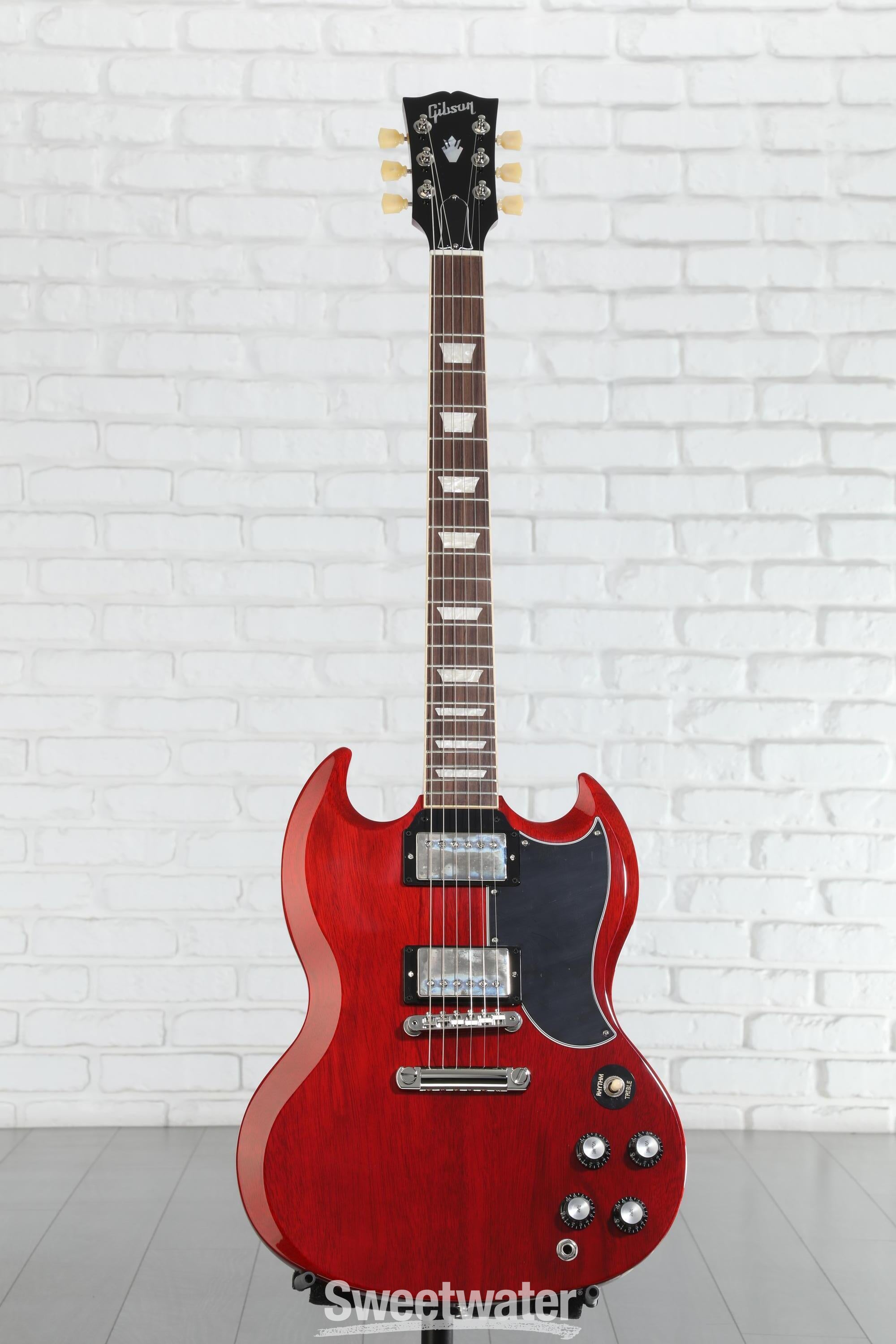ギター Gibson SG Standard 61 Reissue Gibson SG Standard '61 Electric Guitar - Vintage Cherry | Sweetwater