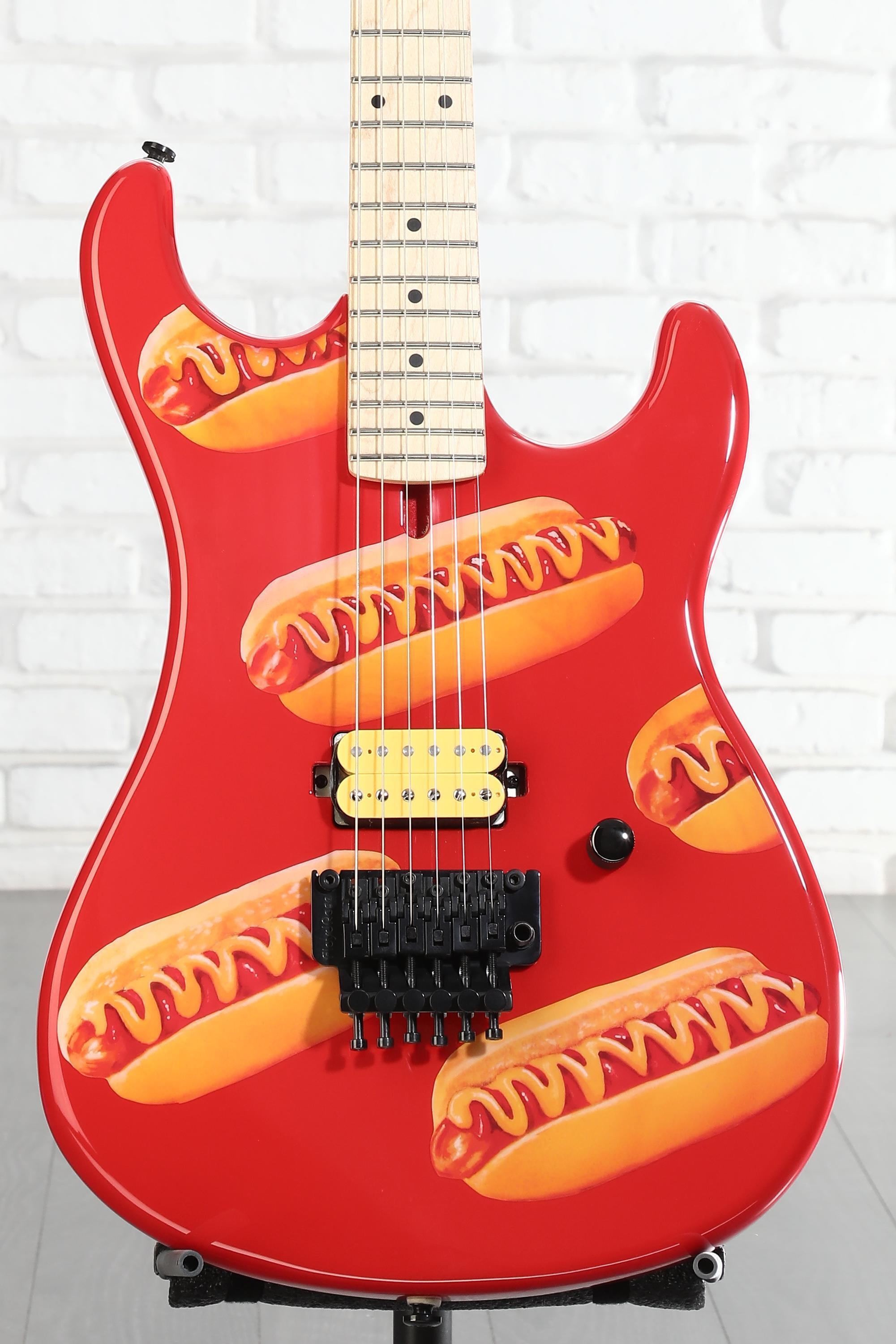 Kramer The 84 Hot Dogger Electric Guitar - Ketchup Red, Sweetwater