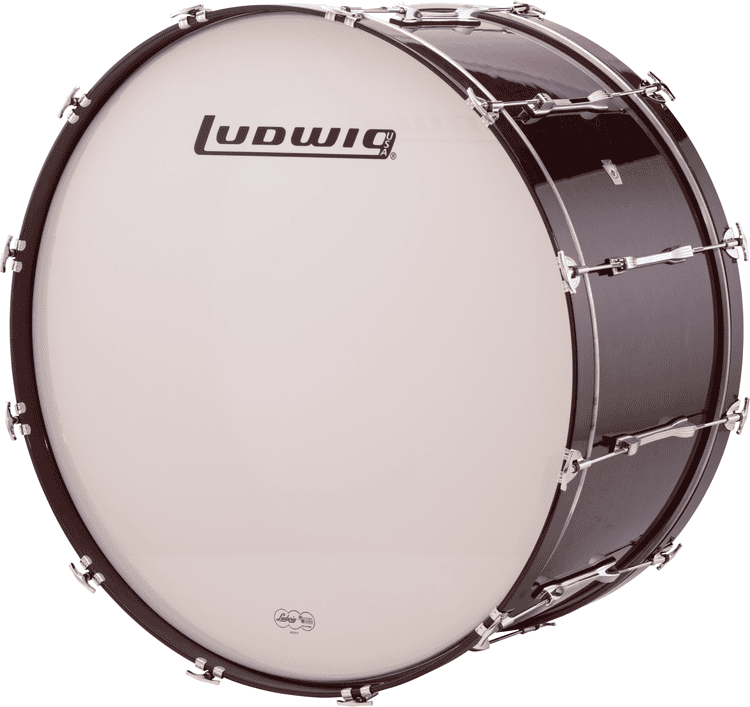 Ludwig LECB32XXM Concert Bass Drum - 16 inch x 32 inch, Mahogany