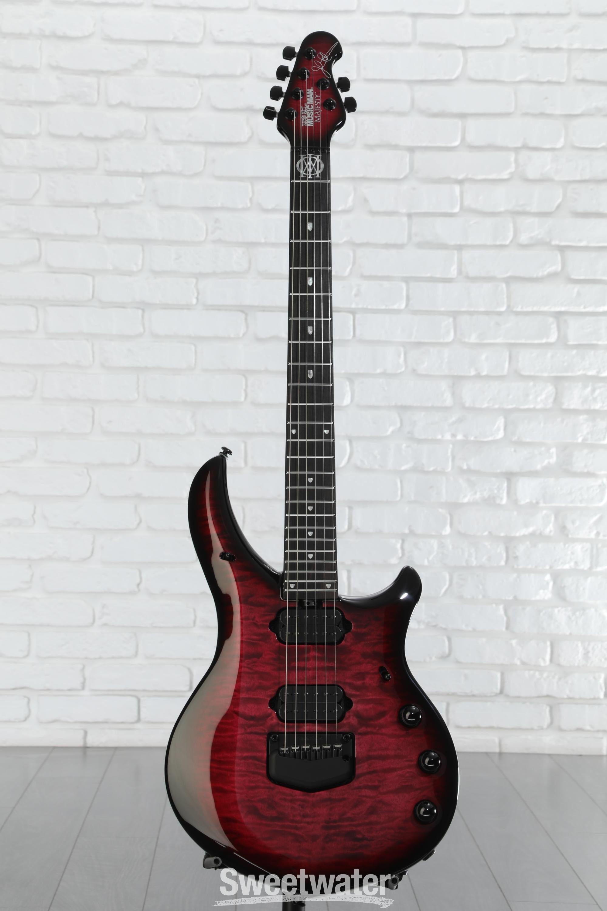 MUSIC MAN Majesty 6 Red Sunrise 極上杢目個体 Ernie Ball Music Man John Petrucci Majesty - Red Sunrise