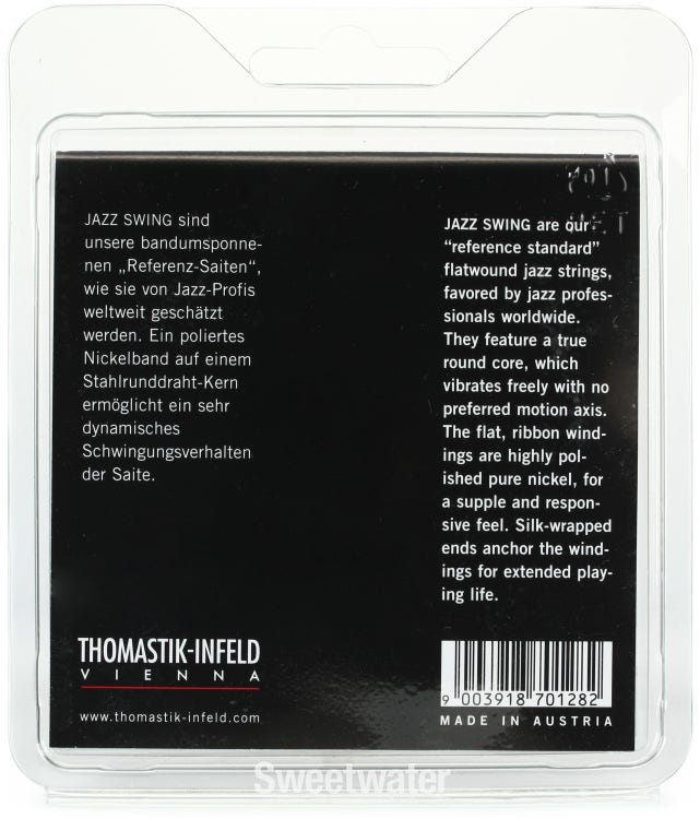Thomastik-Infeld JS111 Jazz Swing Flatwound Electric Guitar Strings - .011-.047 Light