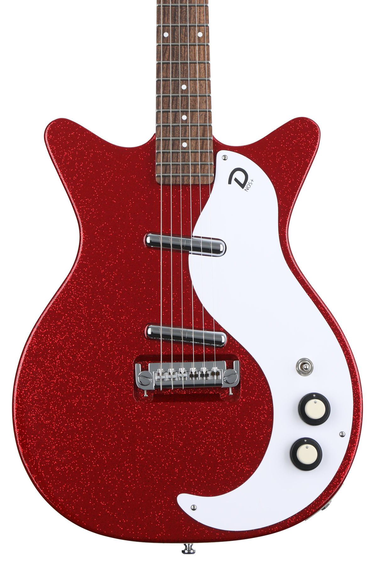 Danelectro '59M NOS+ Electric Guitar - Red Metalflake | Sweetwater