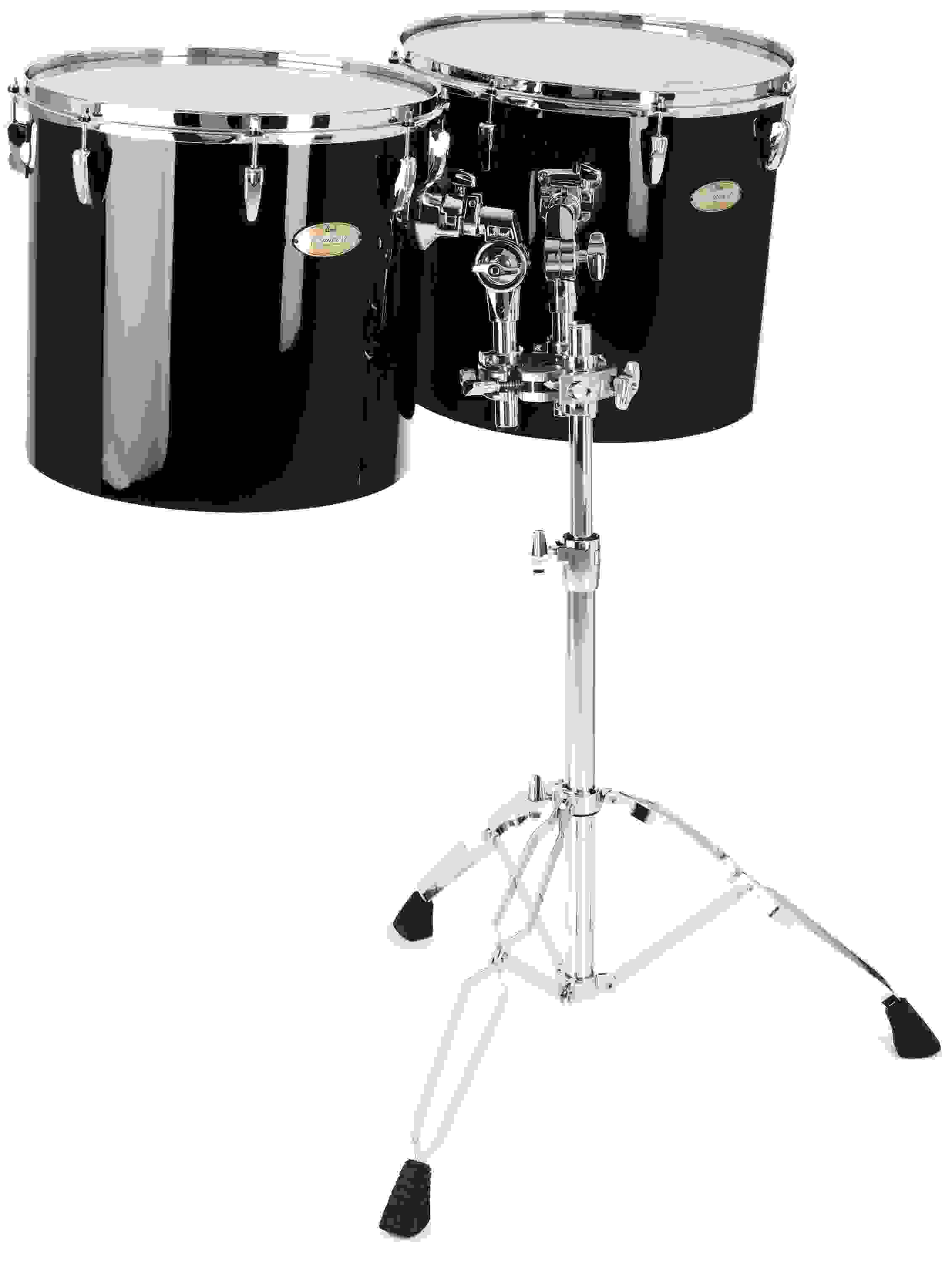 Pearl Concert Series Concert Tom Set - 15- and 16-inch, Midnight Black ...