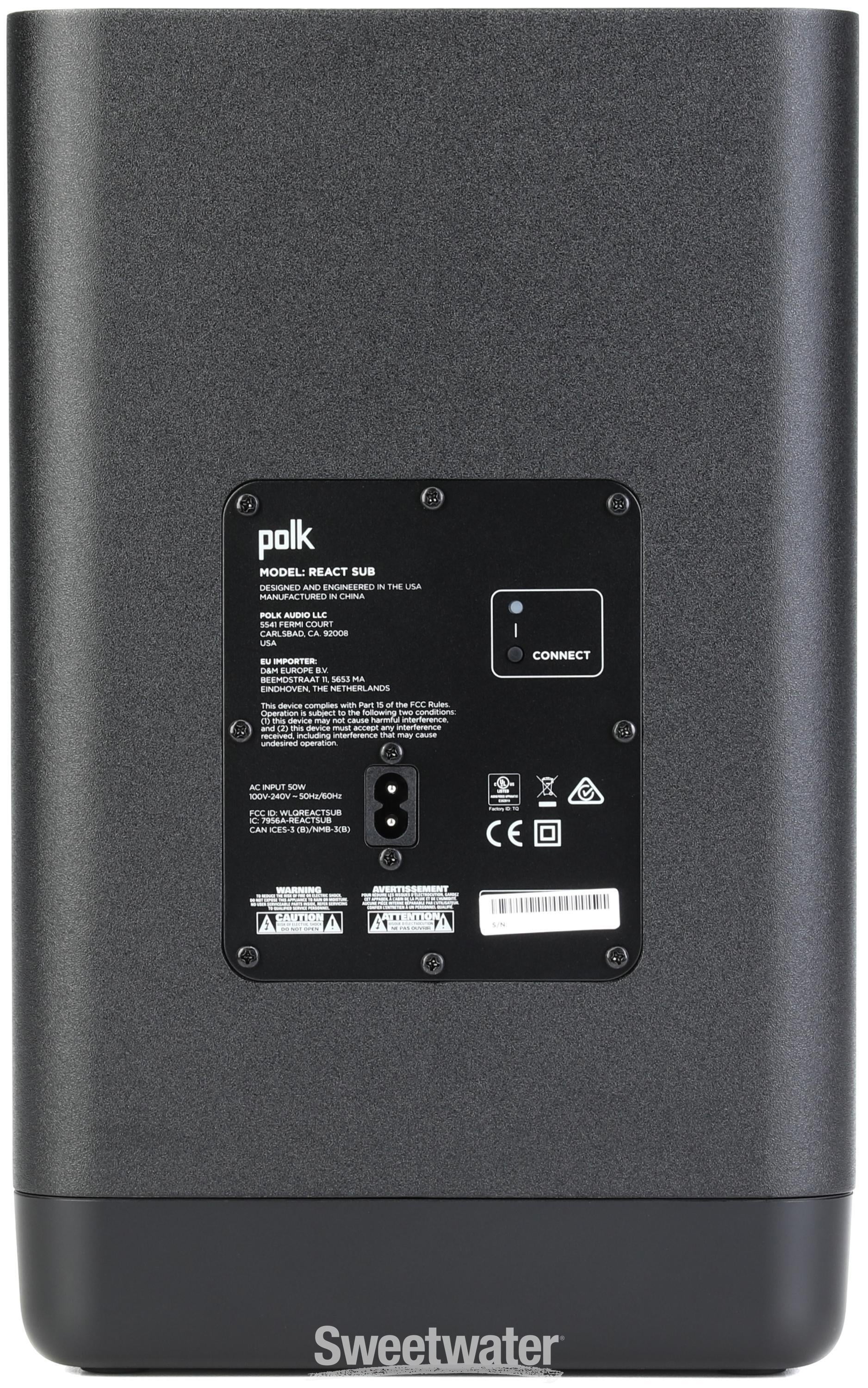 スピーカー・ウーファー Polk REACT 小さな音で大迫力!? 高コスパブランドPolkの2万円サウンドバー