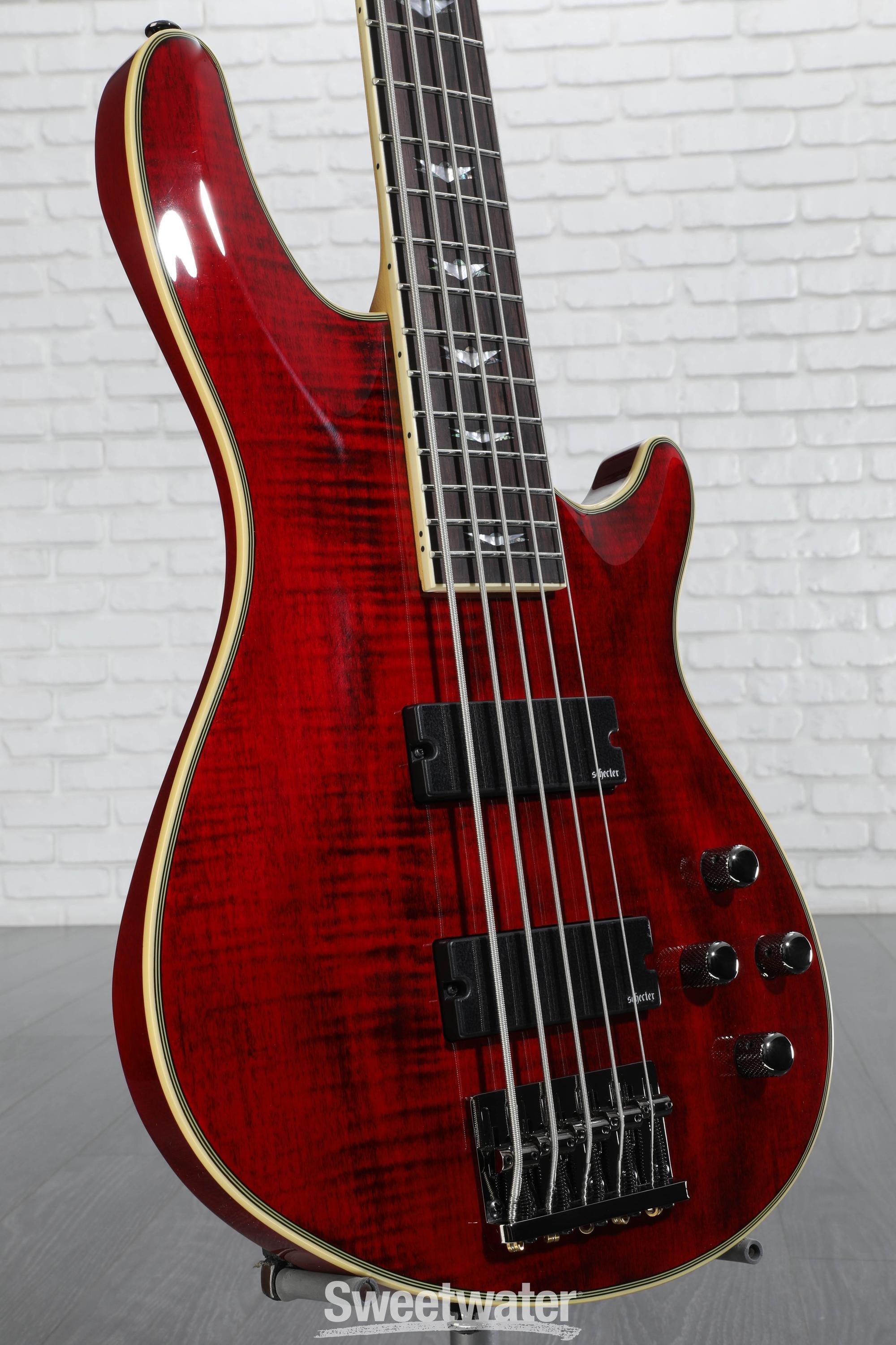 【10883】Schecter OMEN EXTREME-5 5弦ベース レッド Schecter Guitar Research Omen Extreme-5 5-String Bass Guitar Black