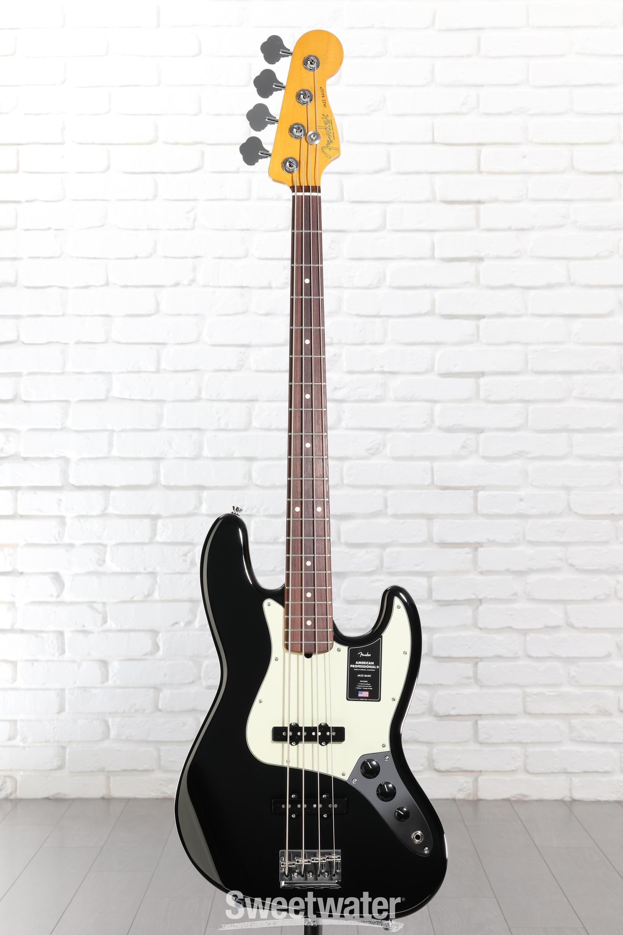 Fender American Professional II Jazz Bass - Black with Rosewood