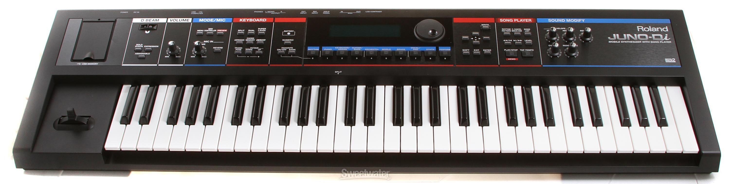 Roland JUNO-Di 61-Key Synthesizer - Black Reviews | Sweetwater