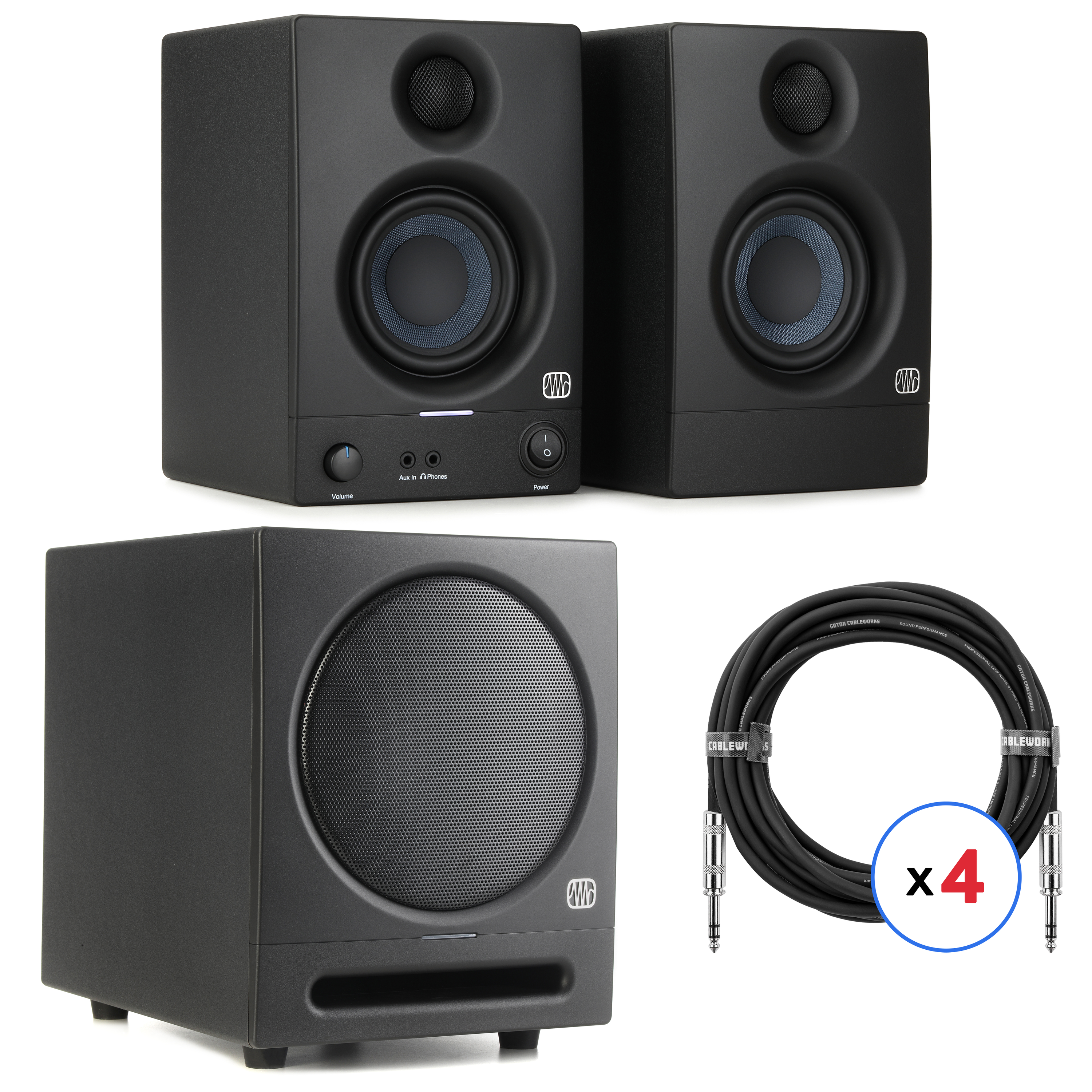 PreSonus AudioBox USB 96 USB Audio Interface and Eris 3.5