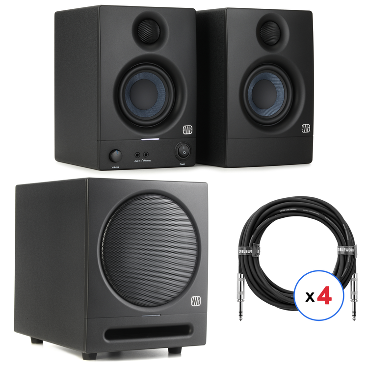 PreSonus Eris 3.5 1st Gen パワードスタジオモニター Amazon.com: PreSonus Eris 3.5BT Studio Monitors, Pair — 3.5