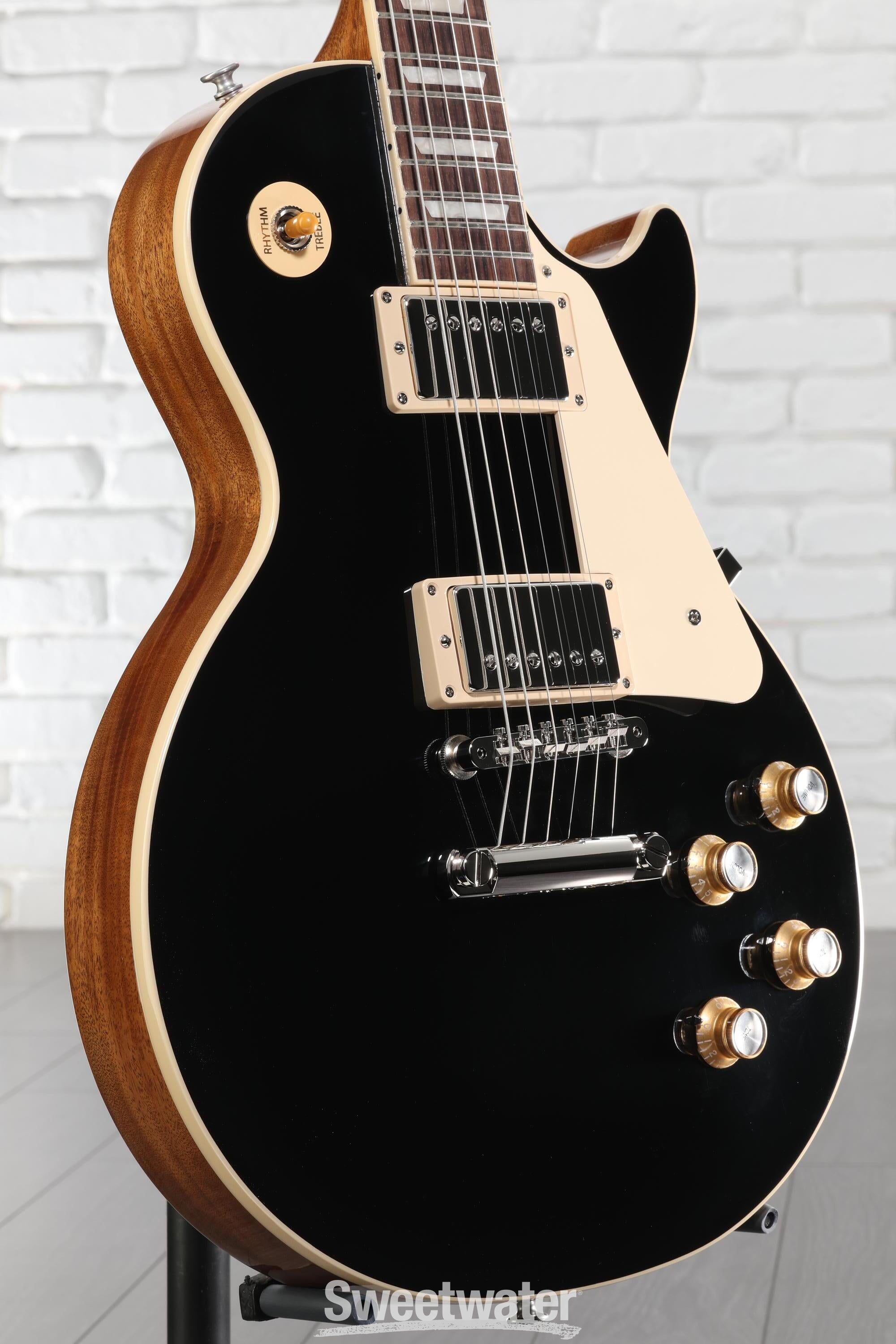 Gibson Les Paul Standard '60s Plain Top Electric Guitar - Ebony