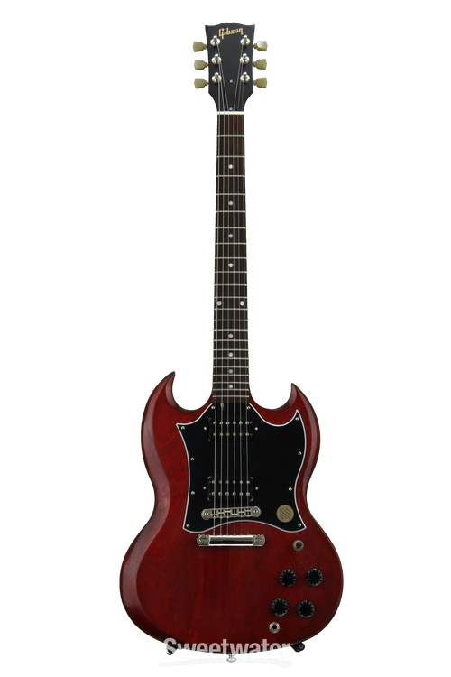 Gibson SG Faded 2017 T - Worn Cherry with Gig Bag | Sweetwater Gibson SG Faded 2017 T - Worn Cherry with Gig Bag | Sweetwater