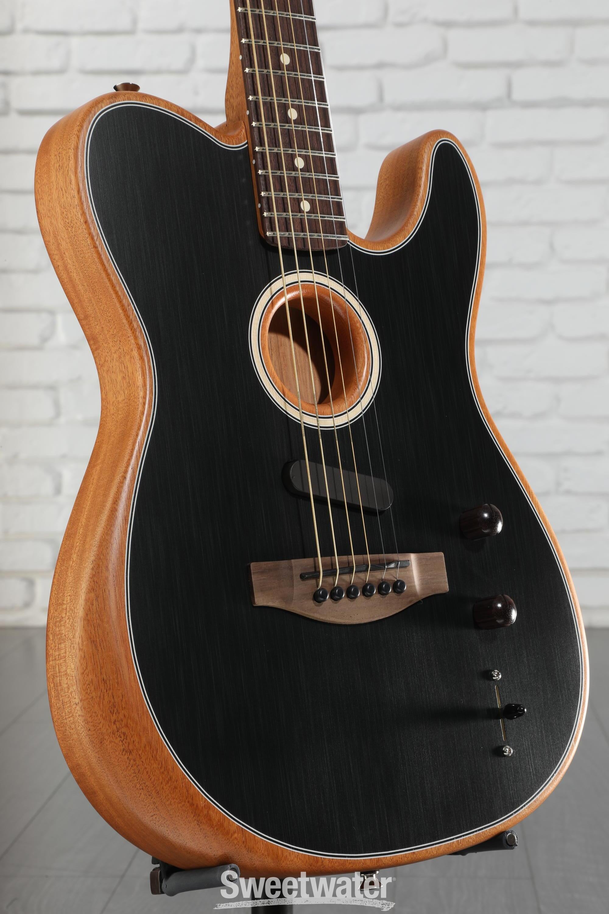 ギター Acoustasonic Player Telecaster Black Fender Acoustasonic Player Telecaster Acoustic-electric
