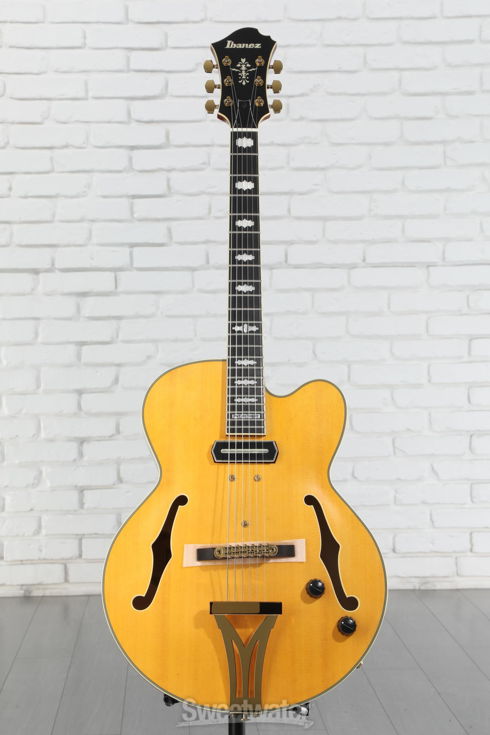 cotrane様　Ibanez PM3C Natural Amber Ibanez PM3C Pat Metheny Signature Hollowbody Electric Guitar