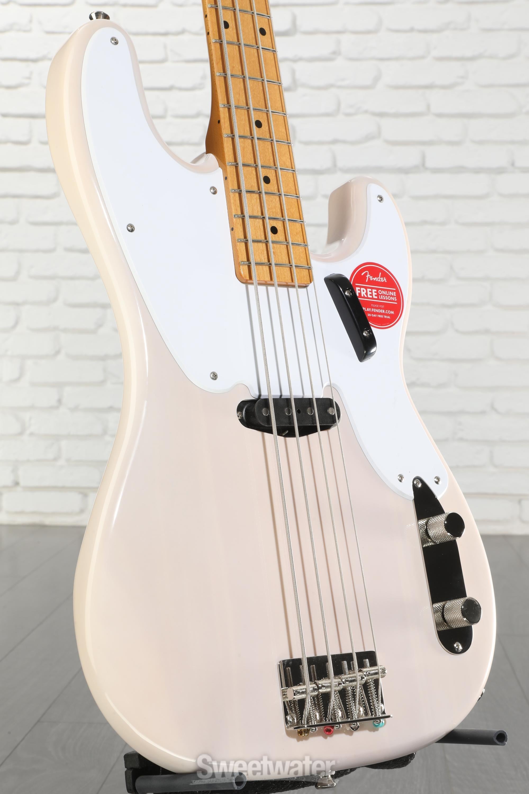 Squier Classic Vibe '50s Precision Bass - White Blonde | Sweetwater