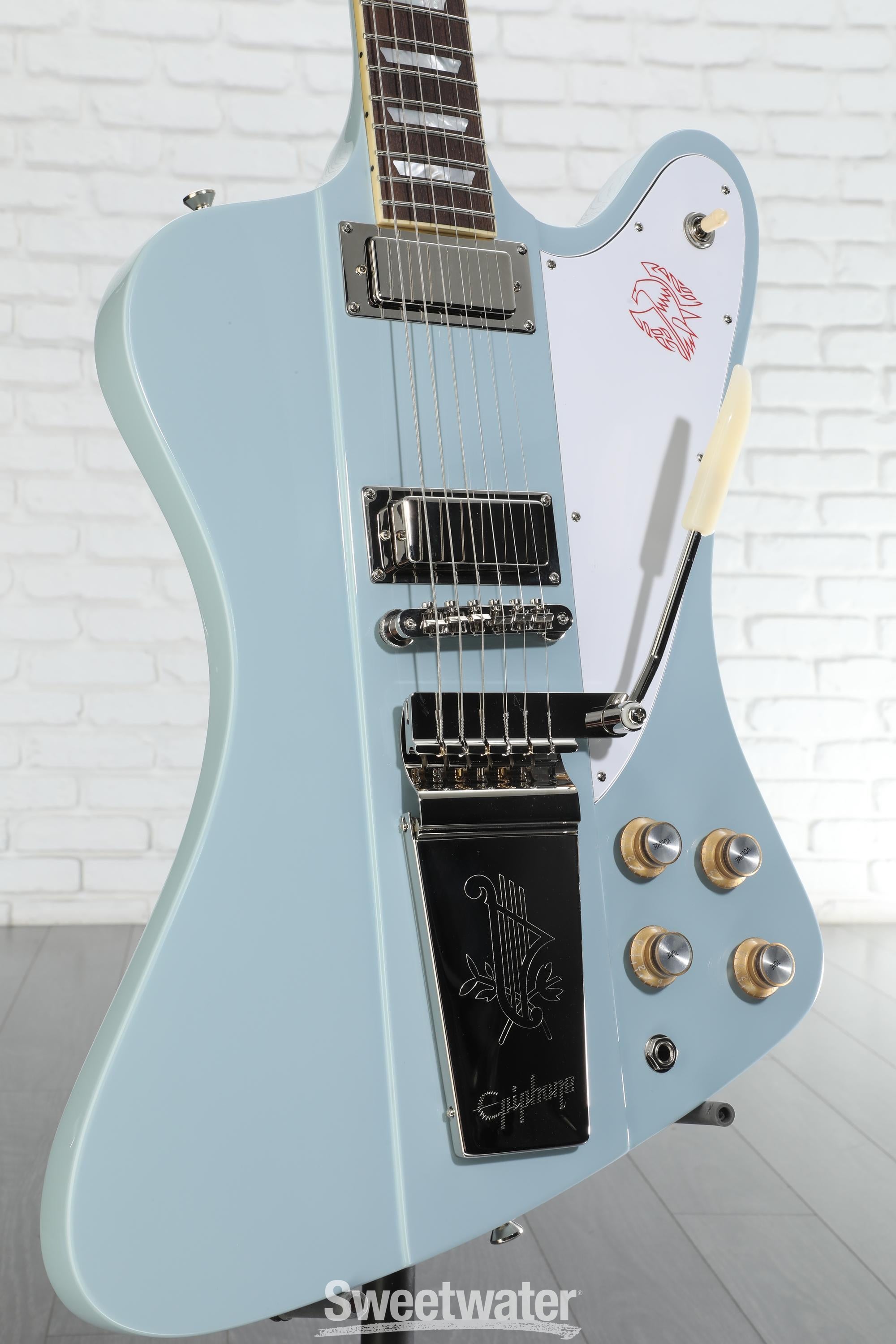 Epiphone 1963 Firebird V Electric Guitar - Frost Blue