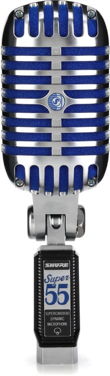 Shure Super 55 Deluxe Supercardioid Dynamic Vocal Microphone