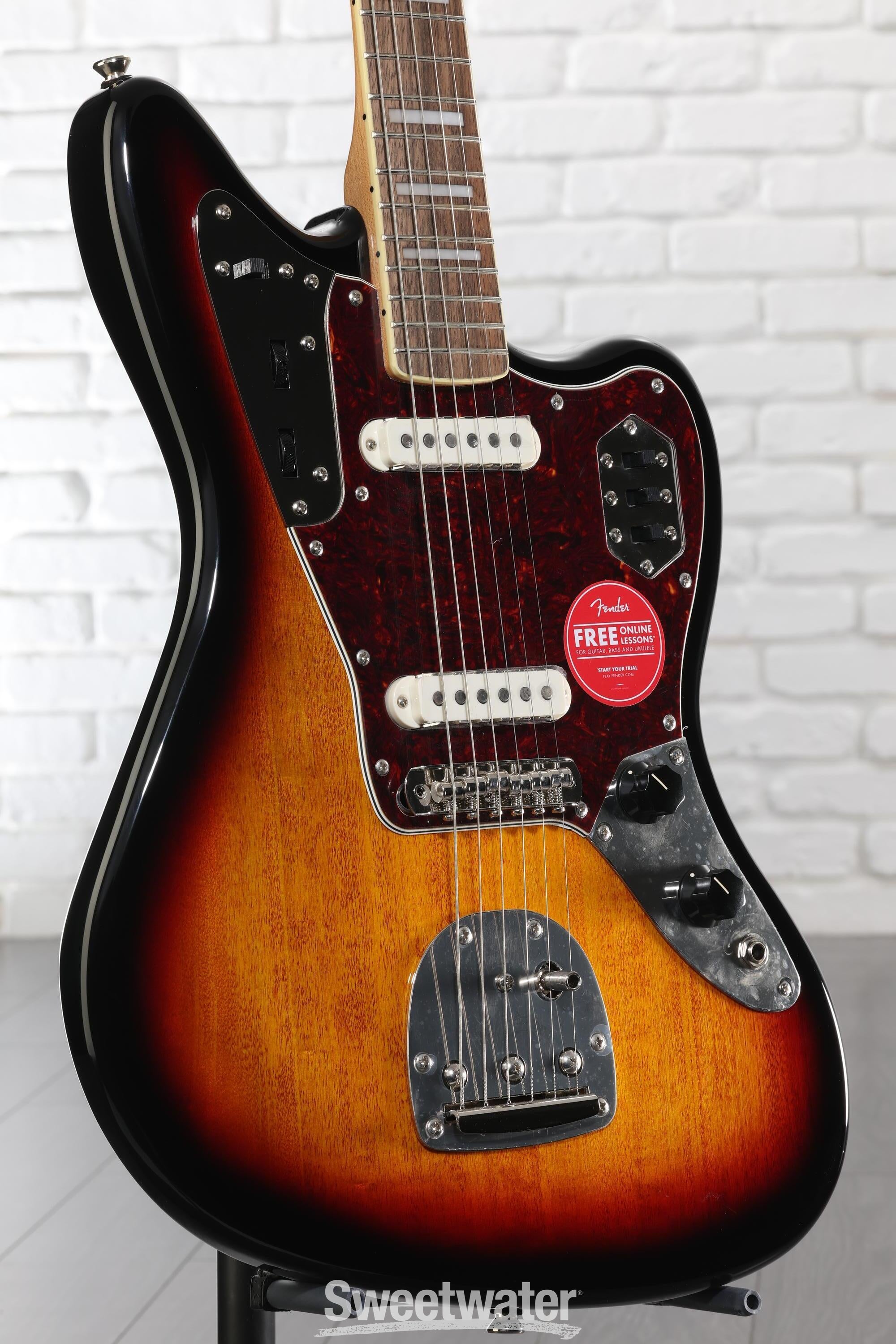 Squier Classic Vibe '70s Jaguar - 3-Tone Sunburst | Sweetwater