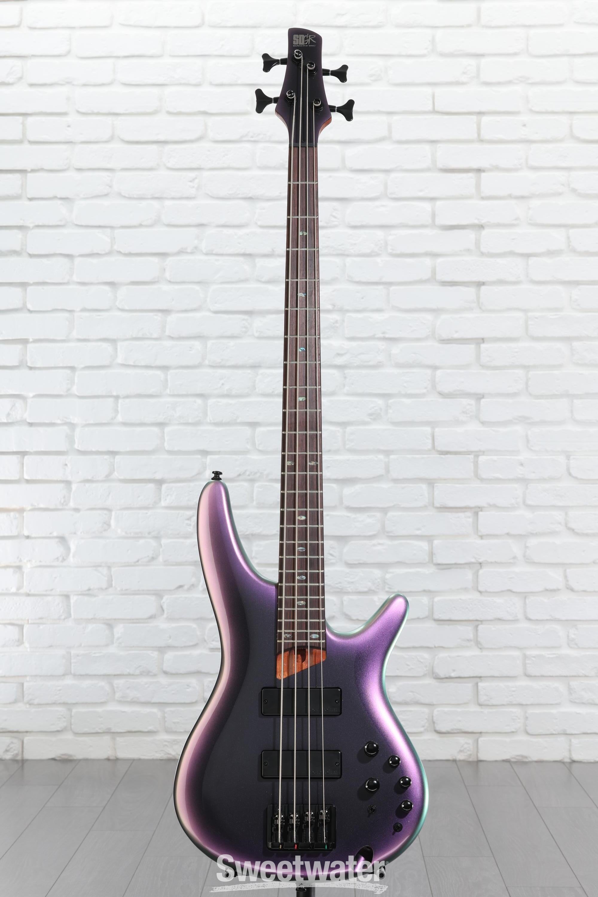 Ibanez SR500E Bass Guitar - Black Aurora Burst | Sweetwater