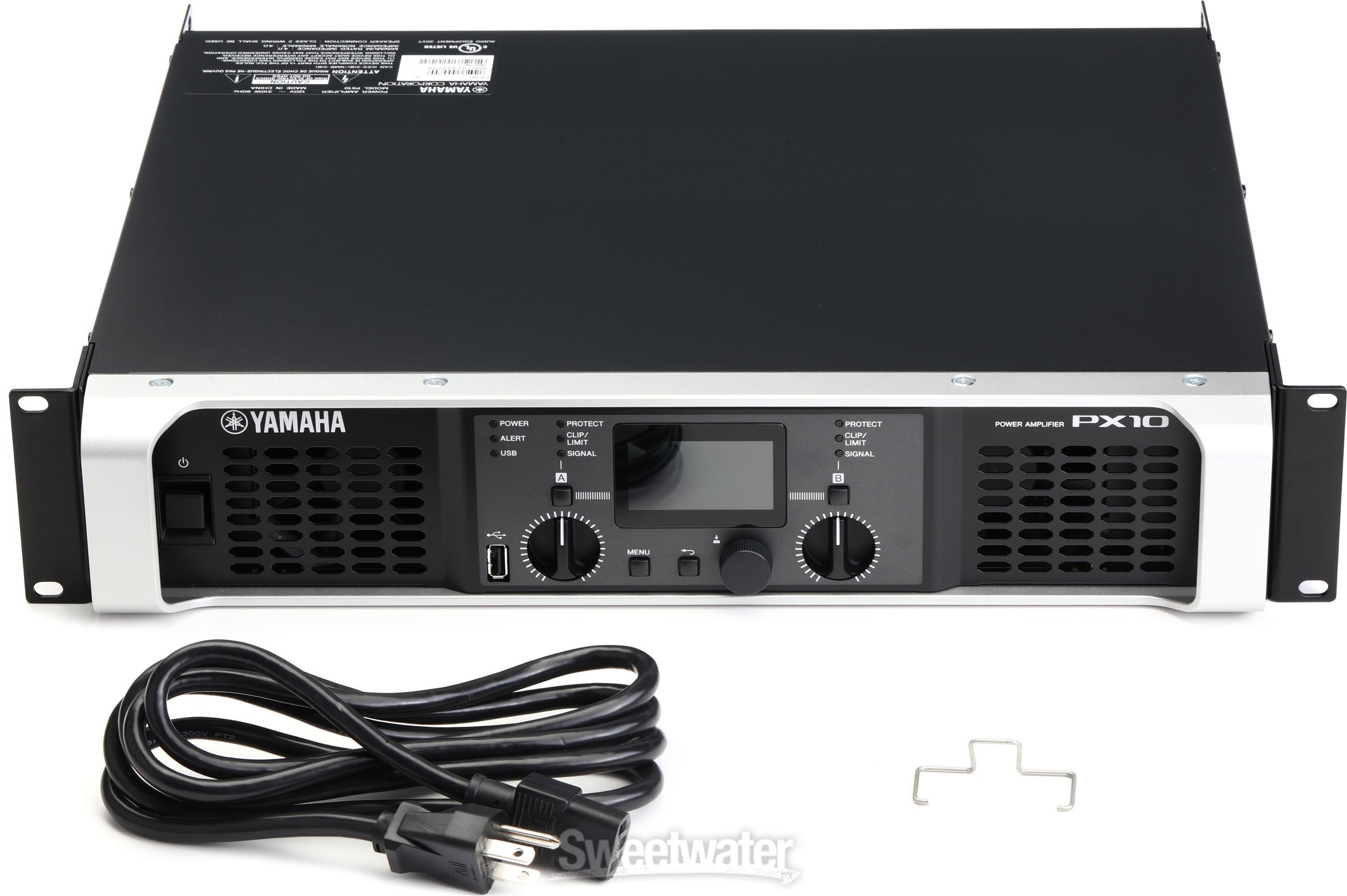 Yamaha PX10 1200W 2-channel Power Amplifier | Sweetwater