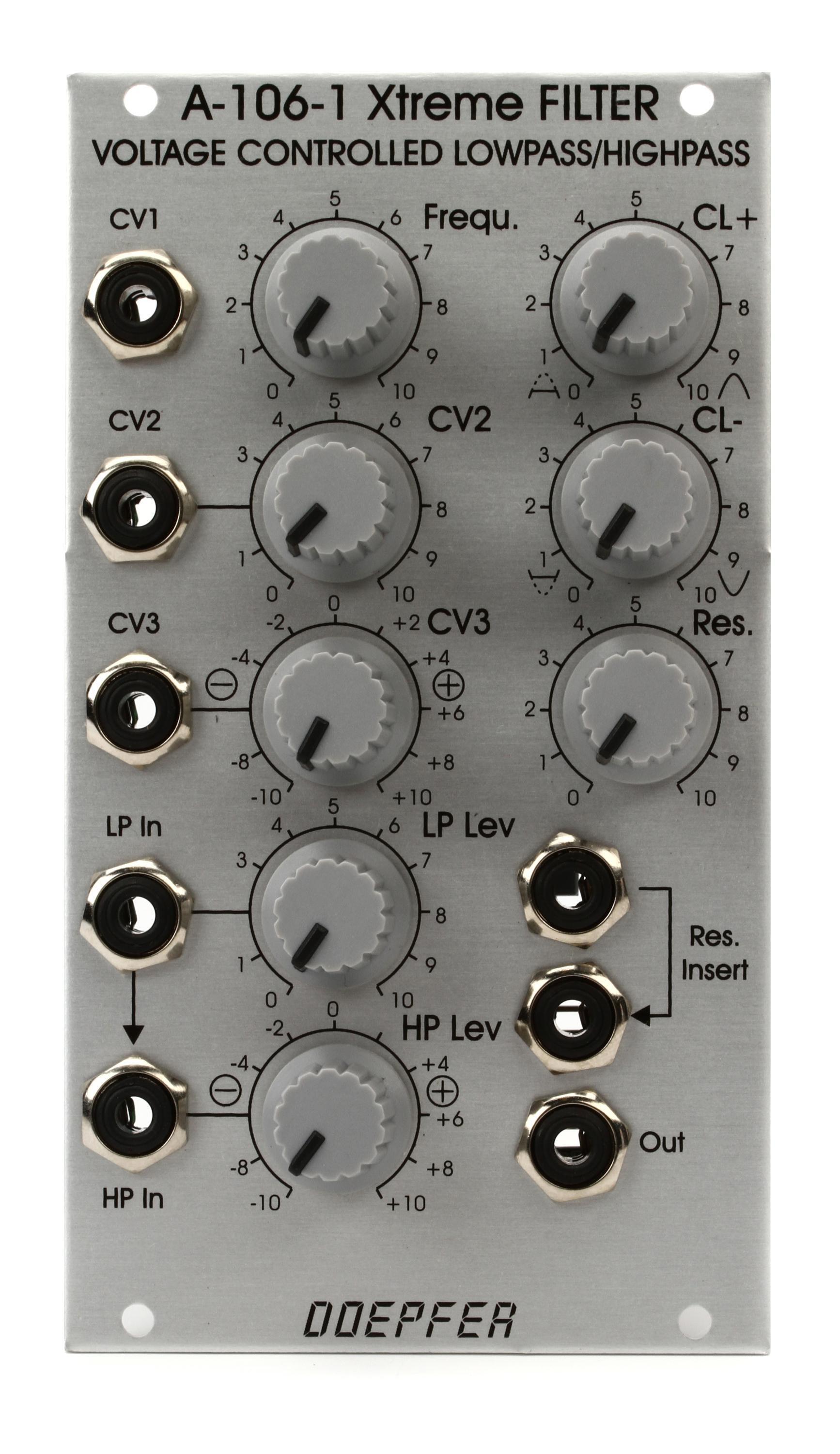 Doepfer A-106-1 Xtreme Low Pass/High Pass Filter Eurorack Module