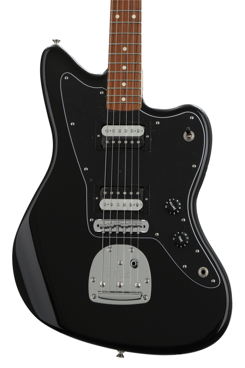 値下 Fender mexico Black Top Jazz master Fender Standard Jazzmaster HH - Black with Pau Ferro