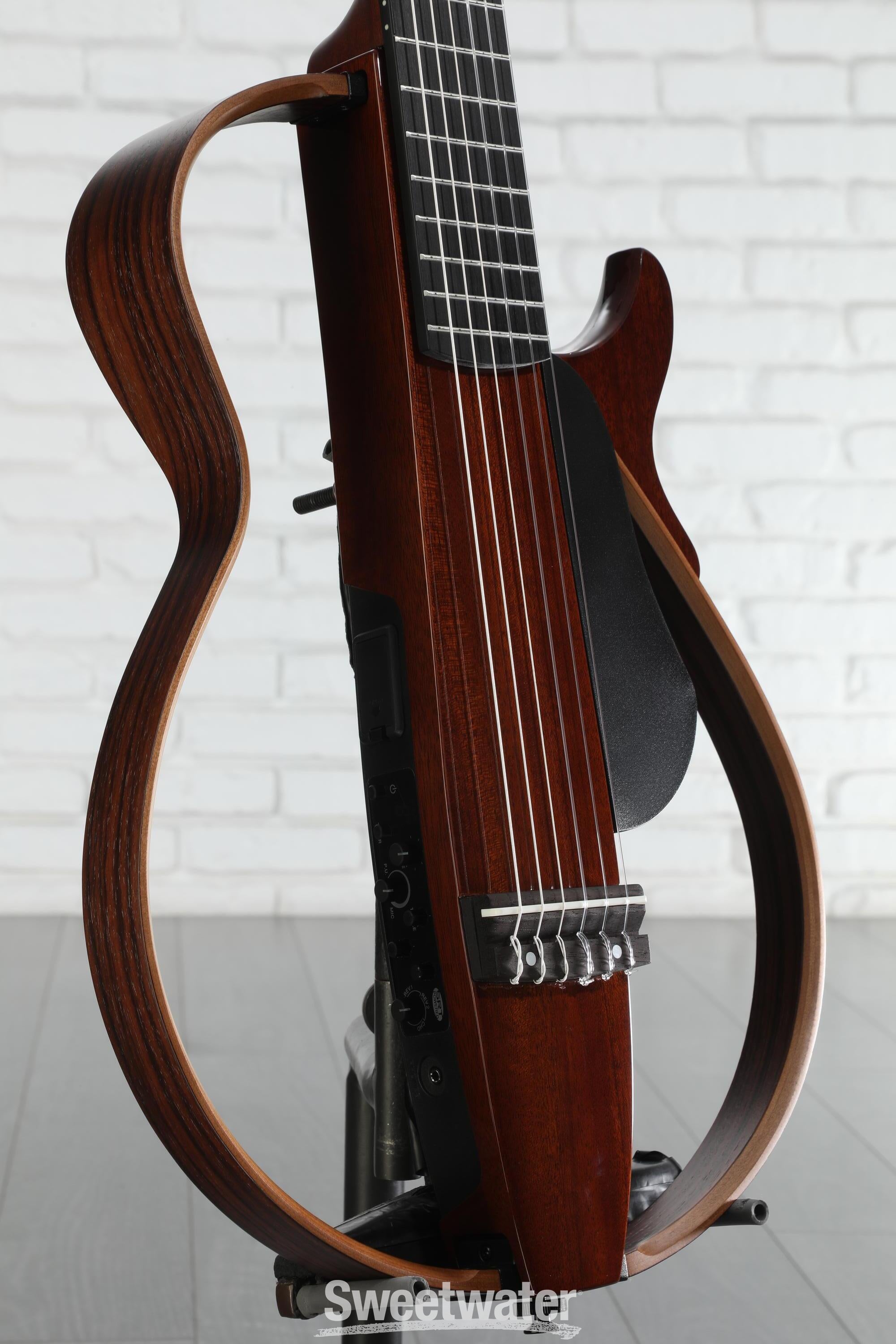 【美品】YAMAHA SLG200S NT Natural Yamaha SLG200S NT Silent Acoustic Guitar with Gig Bag