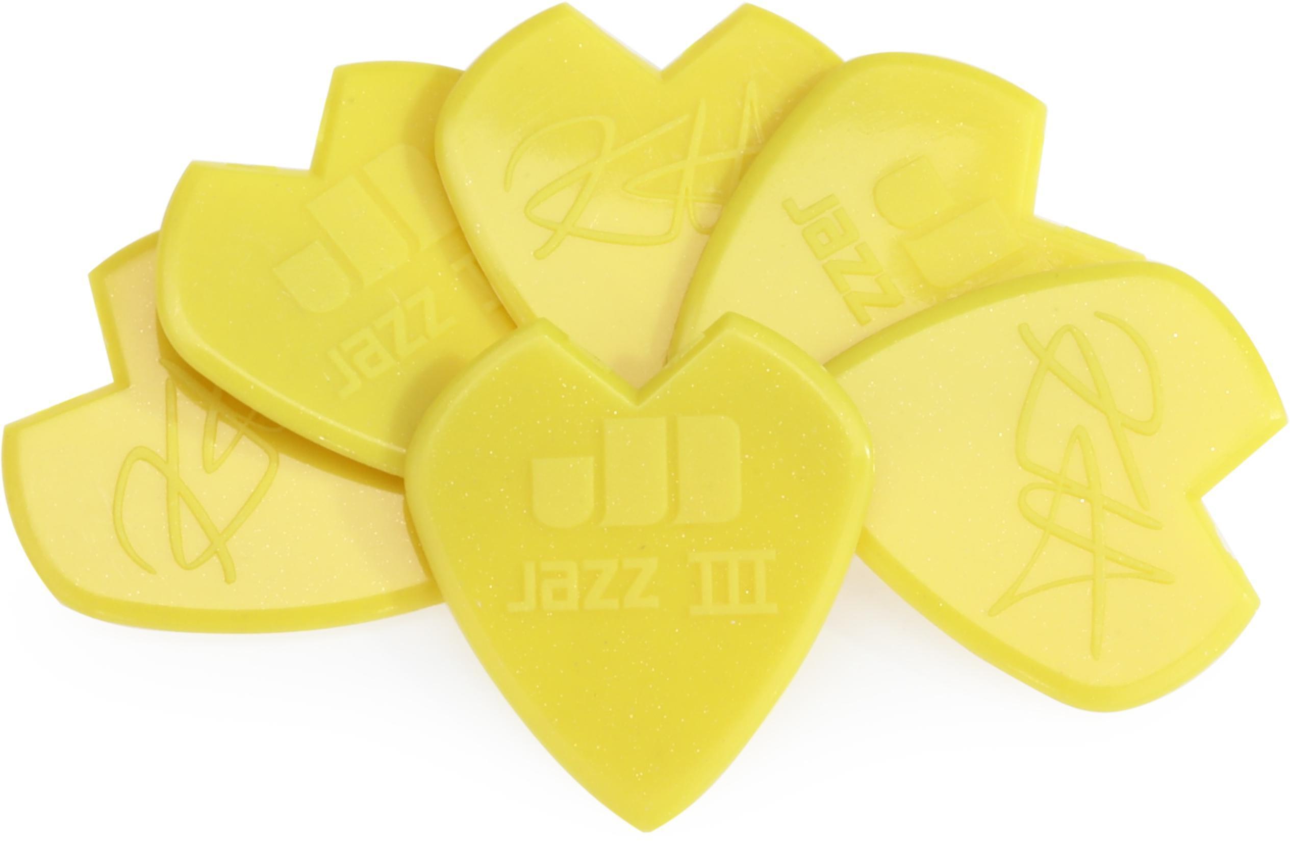 Dunlop Kirk Hammett Jazz III Signature Picks - Yellow
