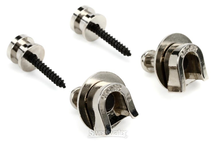 Genuine Schaller Strap Lock Set - Nickel