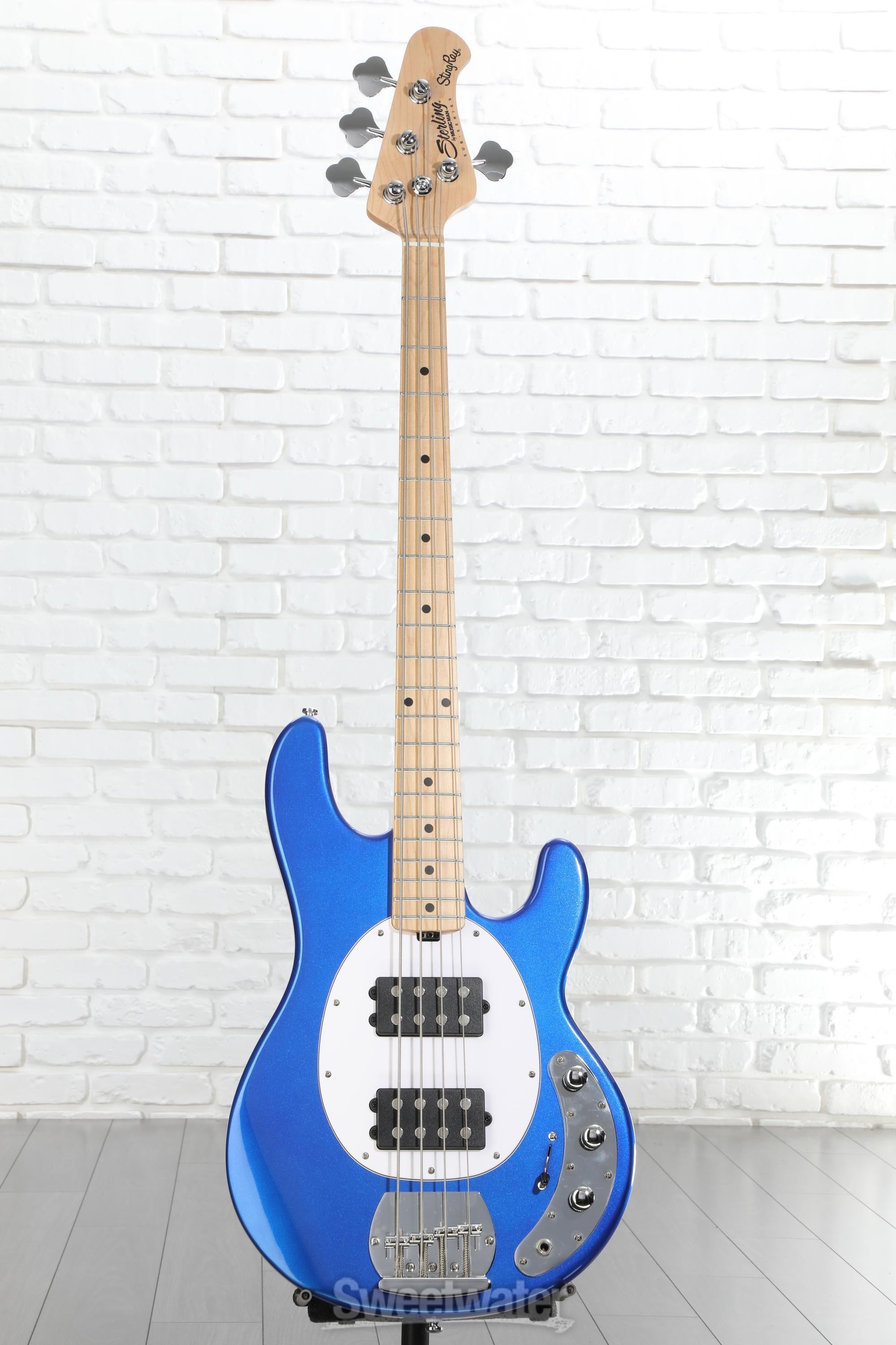 Sterling By Music Man StingRay RAY4HH Bass Guitar - Cobra Blue