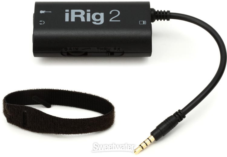 IK Multimedia iRig 2 Guitar Interface for iOS and Mac