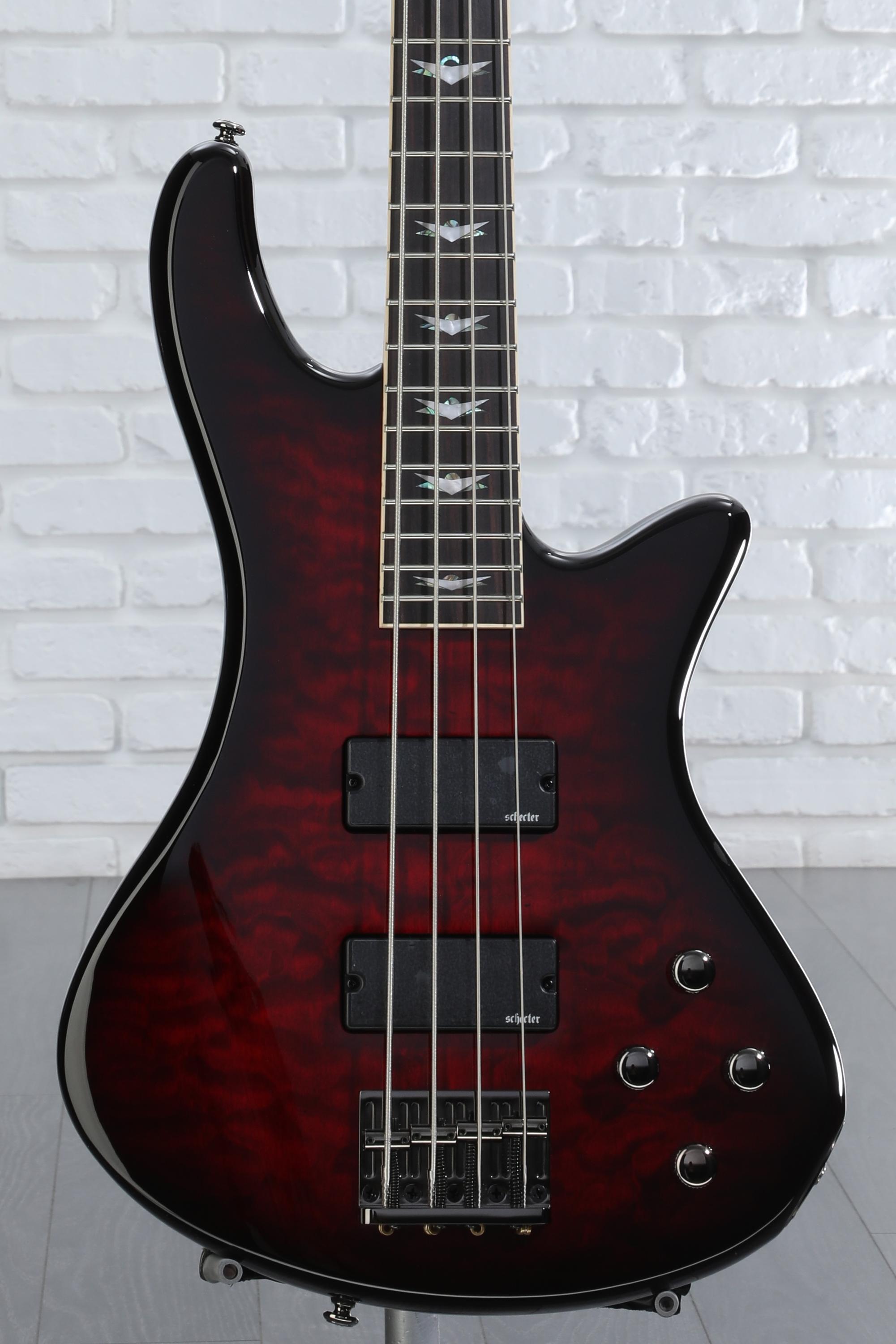 Amazon.com: Schecter Stiletto Extreme-4 Bass Guitar (4