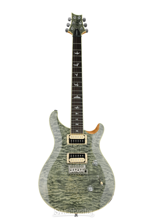 PRS SE Custom 24 Electric Guitar - Trampas Green Quilted Maple, Sweetwater  Exclusive