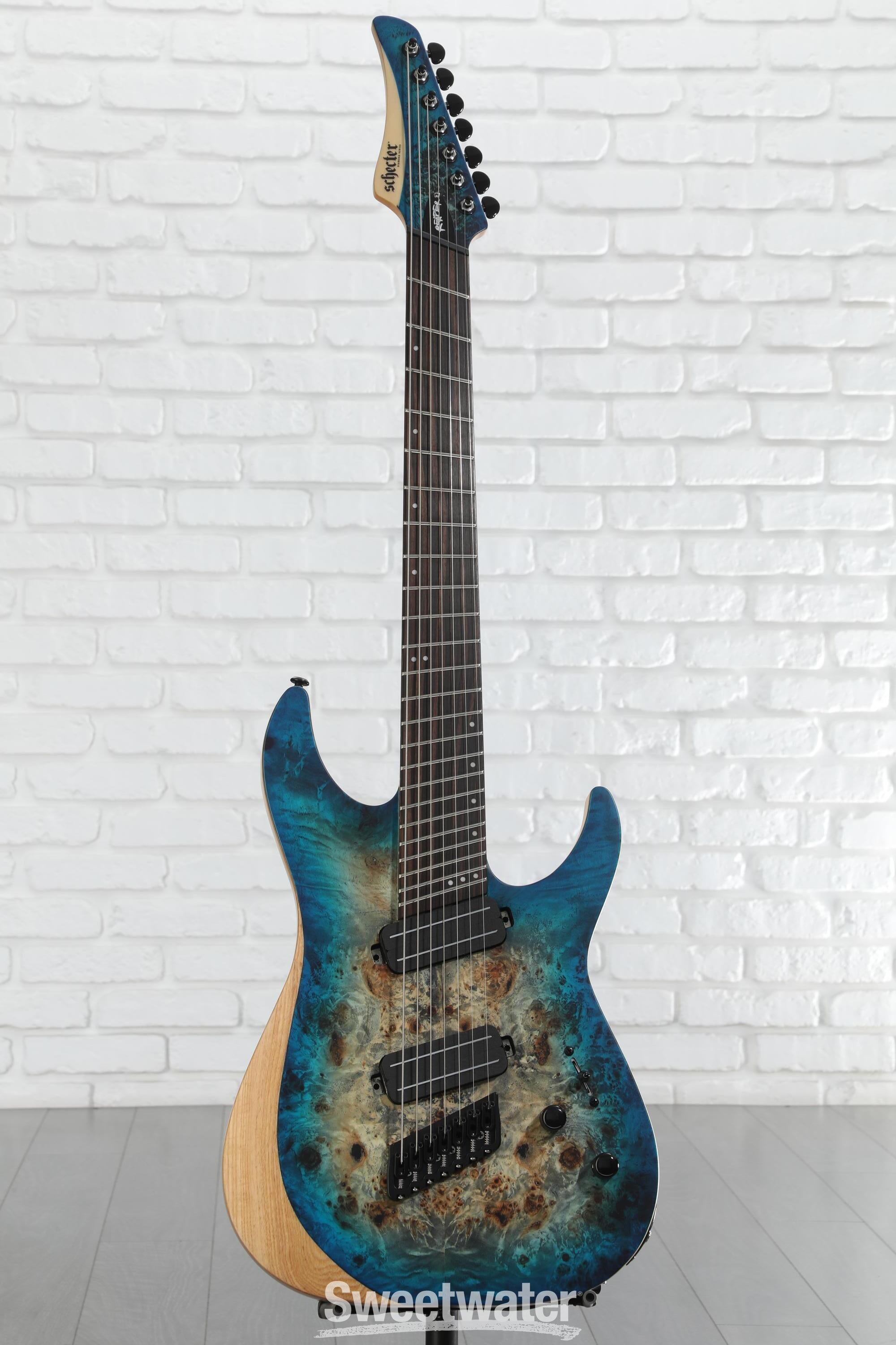 Schecter Reaper-7 Multiscale - Satin Sky Burst | Sweetwater