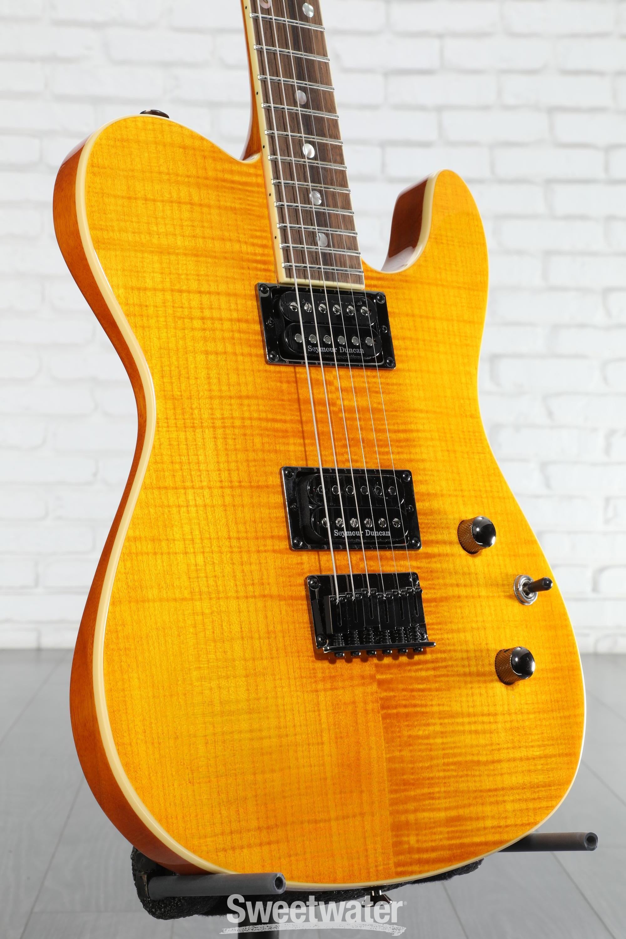 Fender Special Edition Custom Telecaster FMT HH - Amber