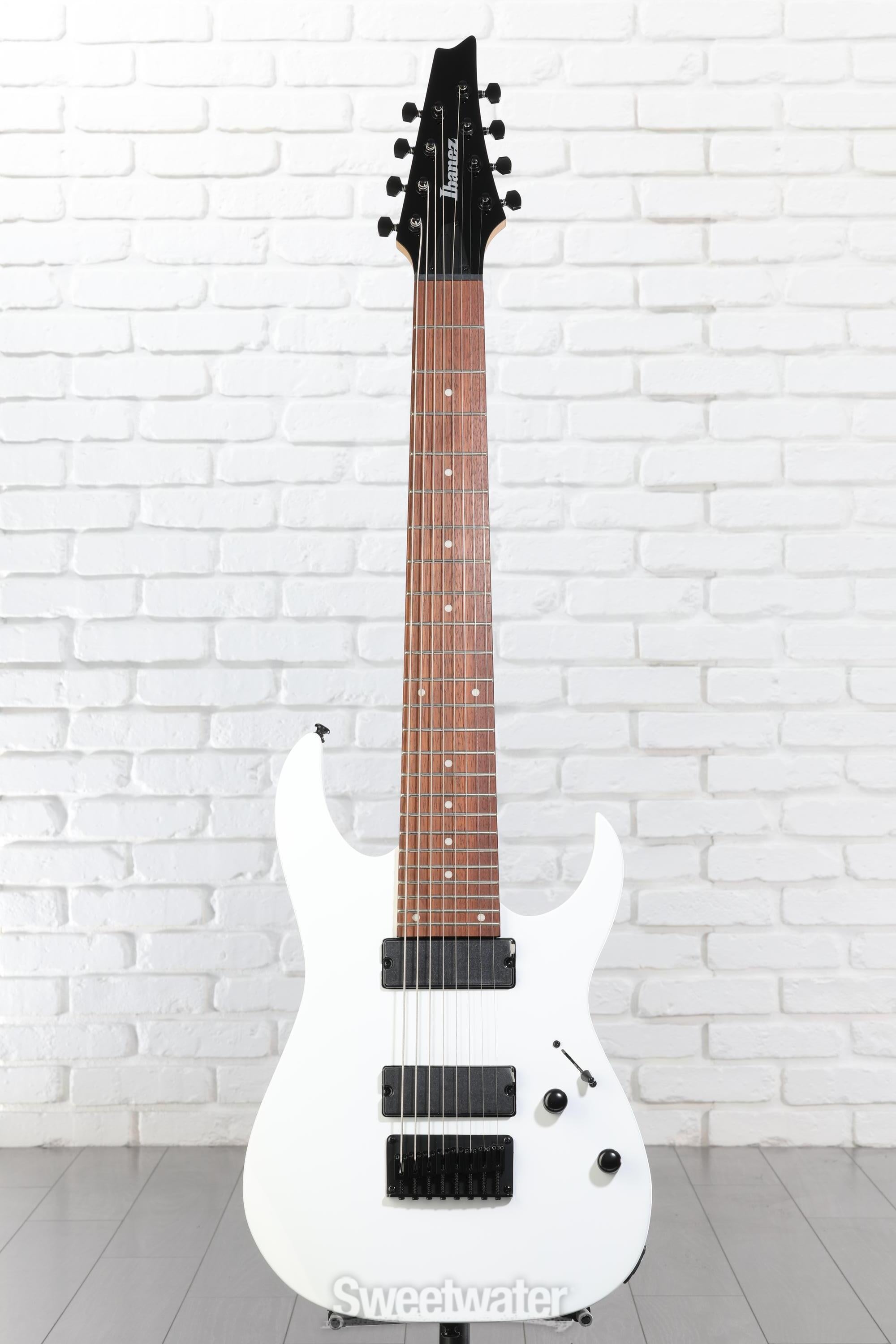 Ibanez RG Standard RG8 8-string Electric Guitar - White | Sweetwater