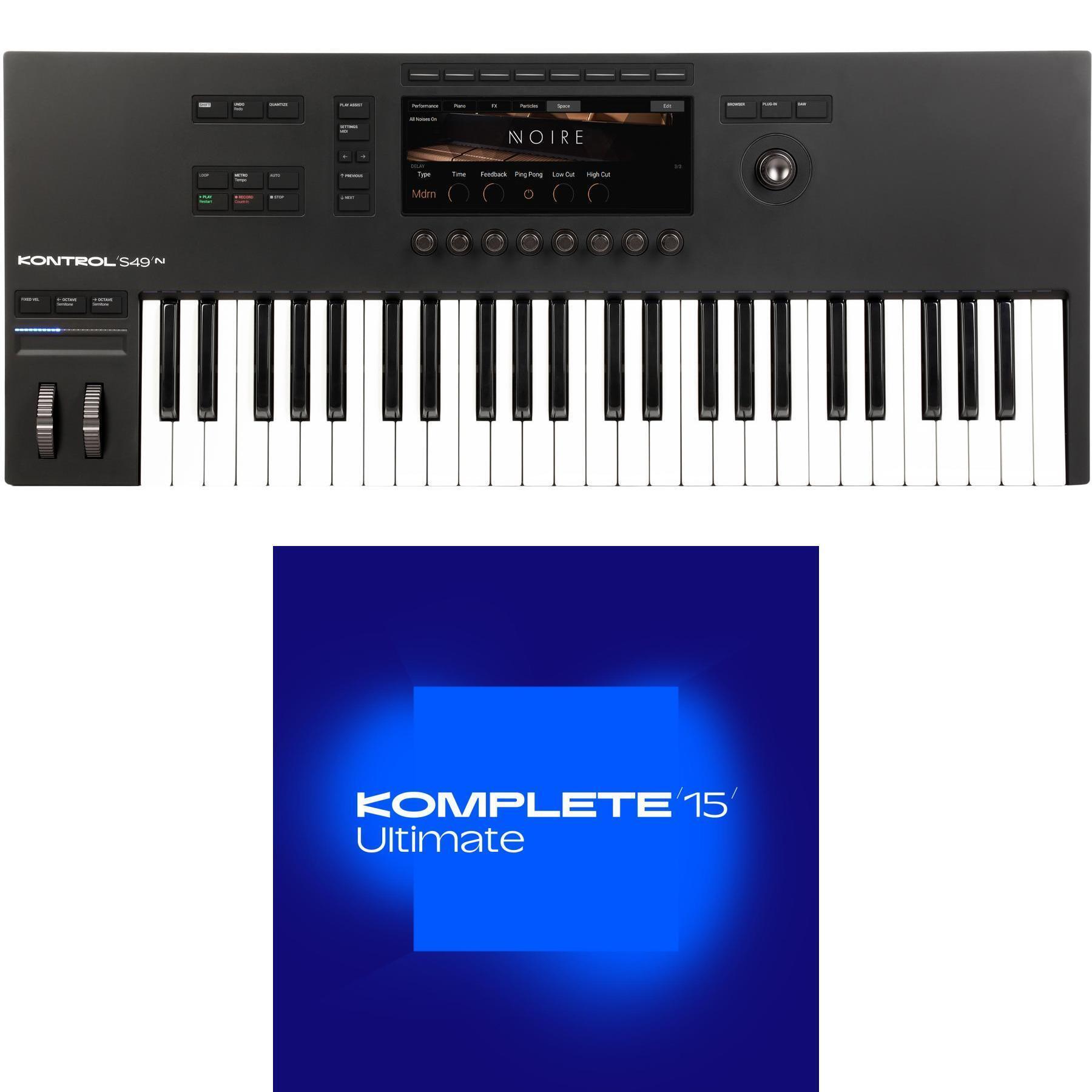 ⚫︎Native Instruments Kontrol S49 MK3 Native Instruments Kontrol S49 MK3 49-Key MIDI Keyboard