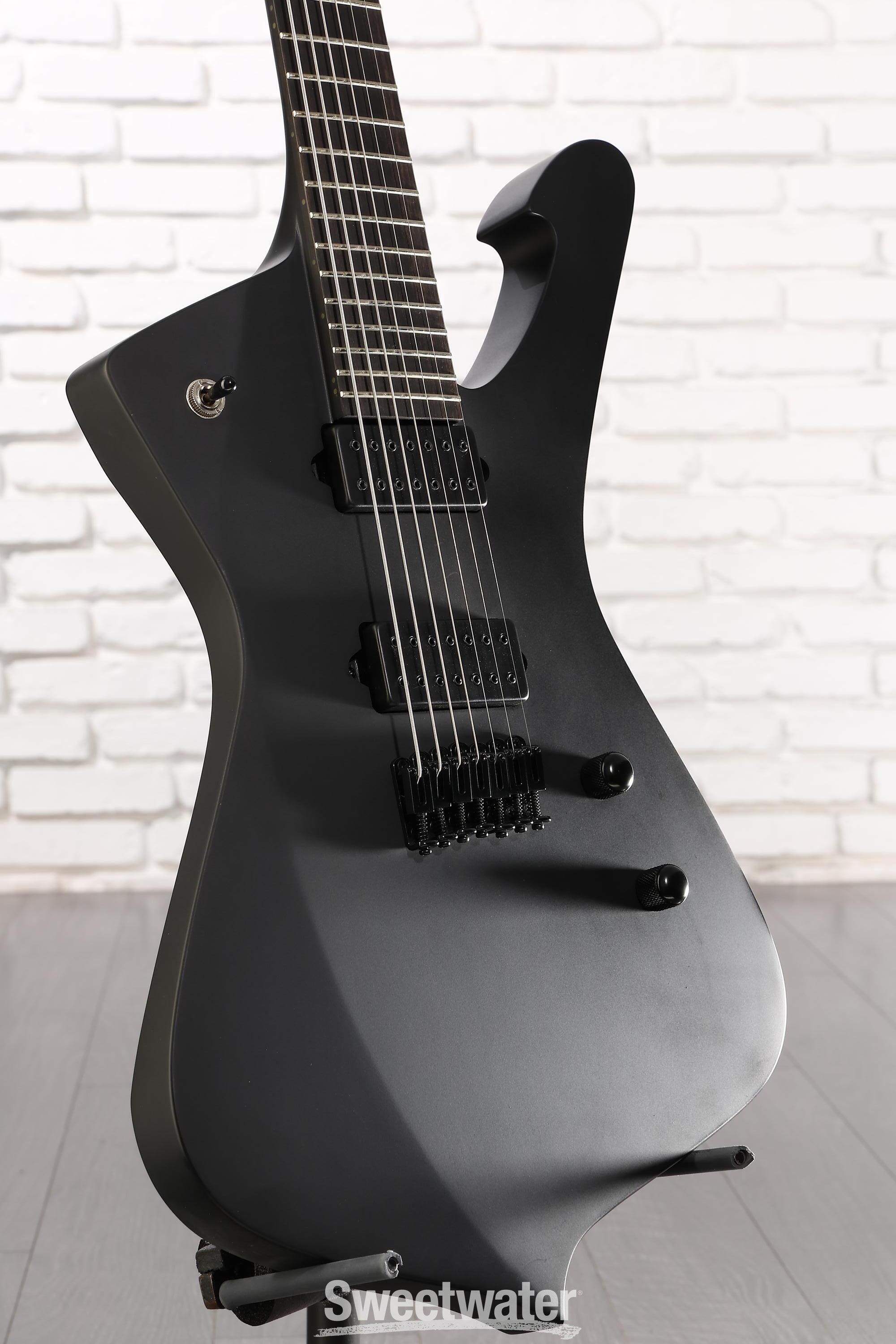 Photo of Ibanez Iron Label Iceman 7-string - Black Flat