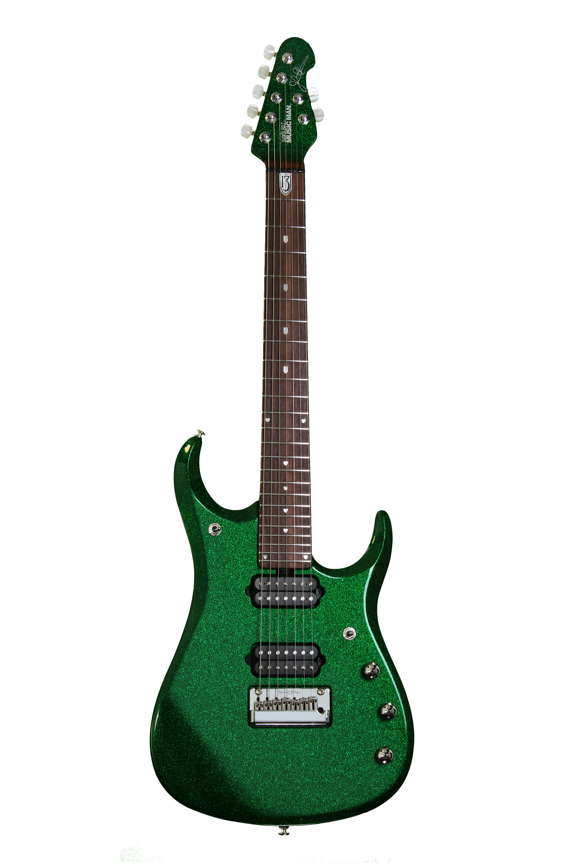 Ernie Ball Music Man JP13 7 - Emerald Green | Sweetwater