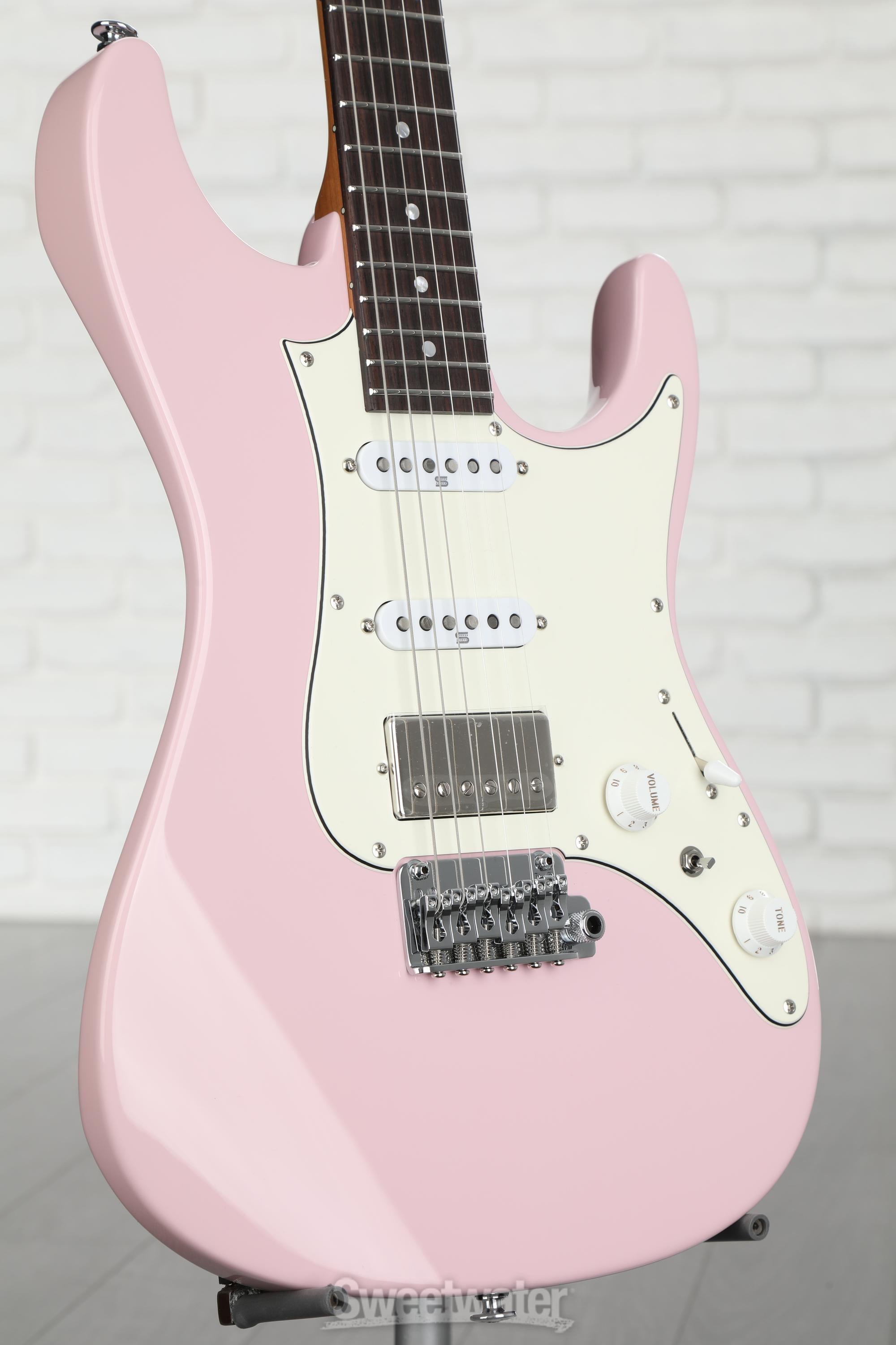 ギター Ibanez AZ2204NW PPK Ibanez Prestige AZ2204NW Electric Guitar - Pastel Pink