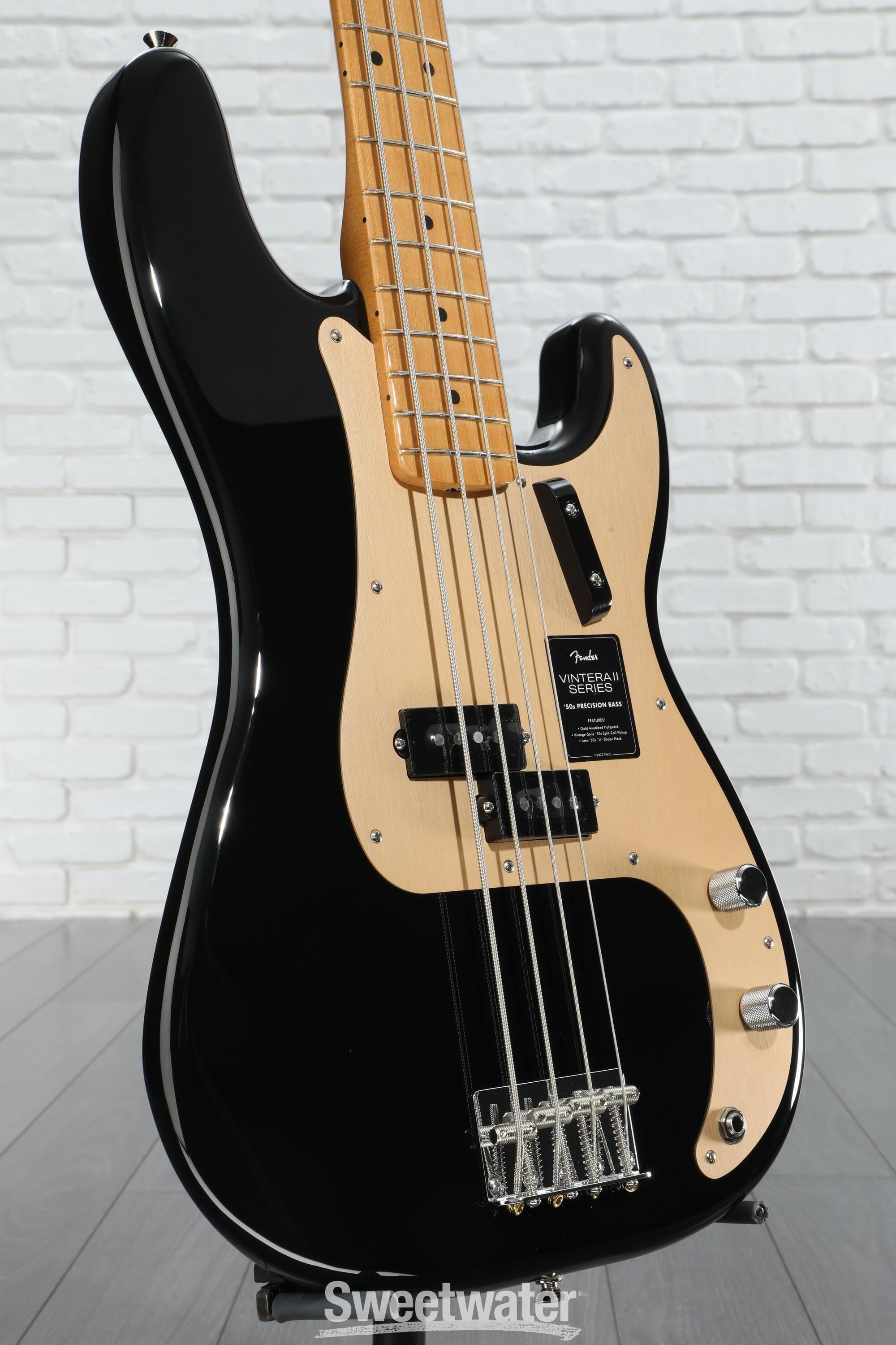Vintera II '50s Precision Bass - Maple Fretboard, Black