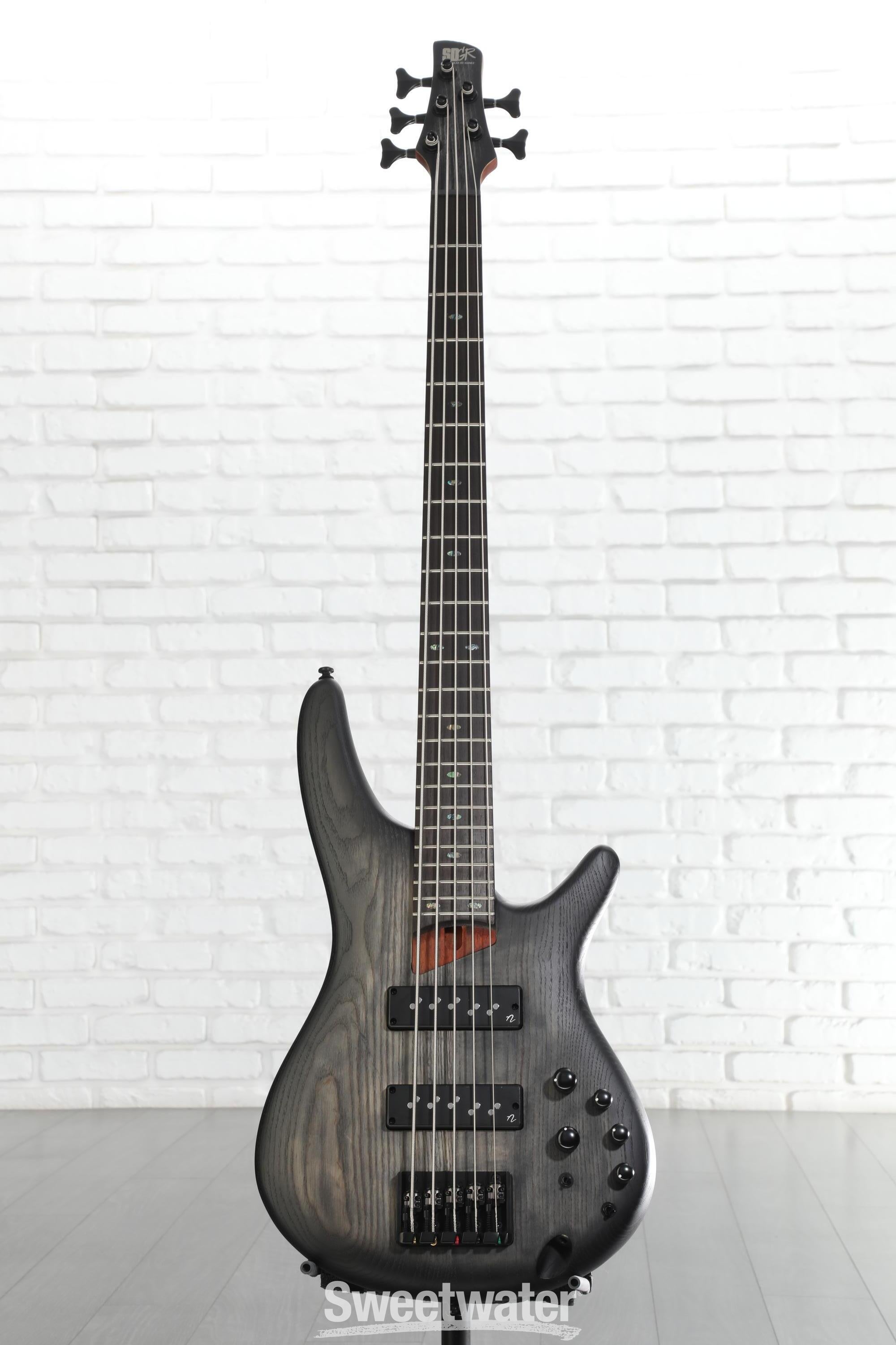 Ibanez Standard SR605E Bass Guitar - Black Stained Burst | Sweetwater