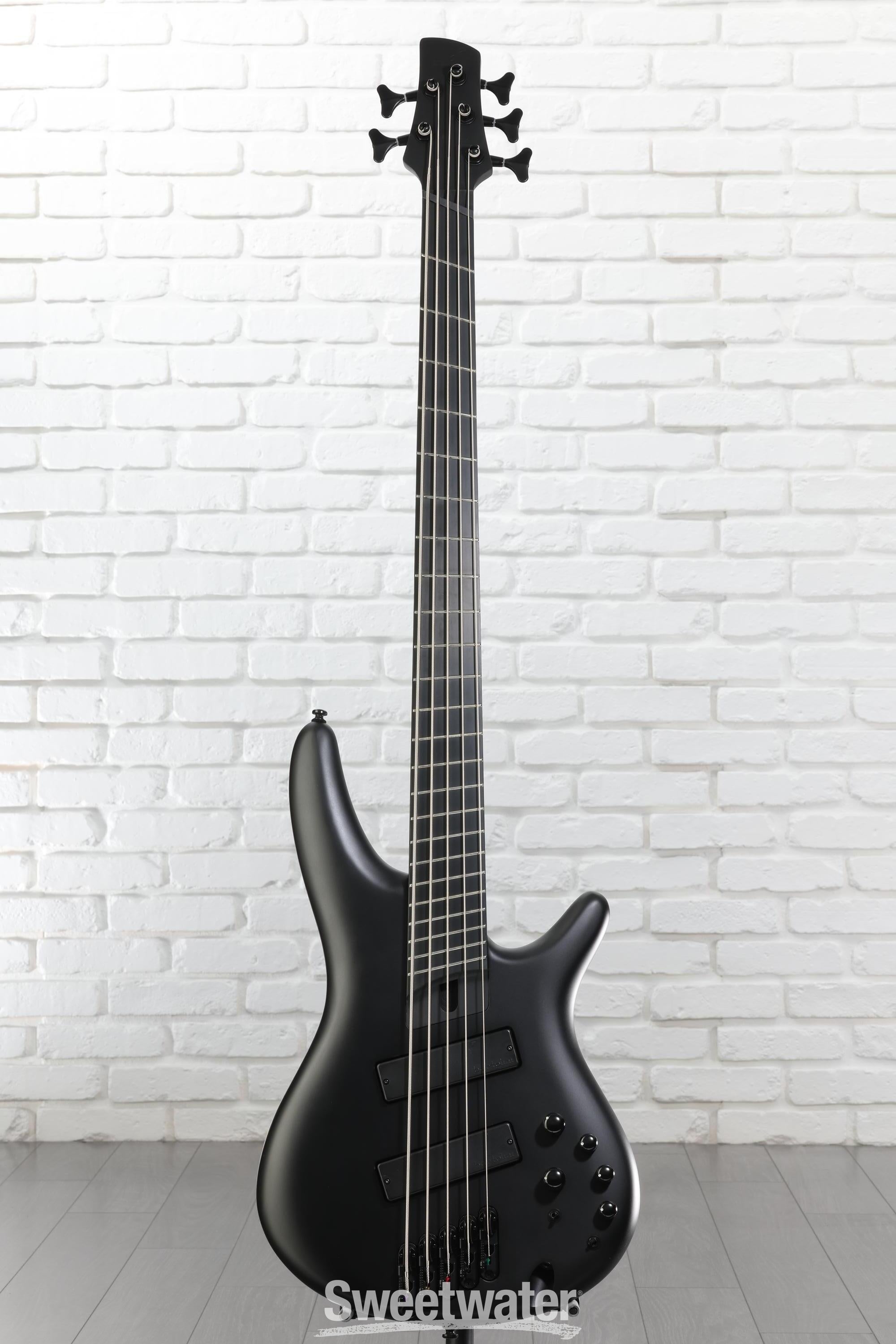 Ibanez Iron Label SRMS625EX - Black Flat | Sweetwater