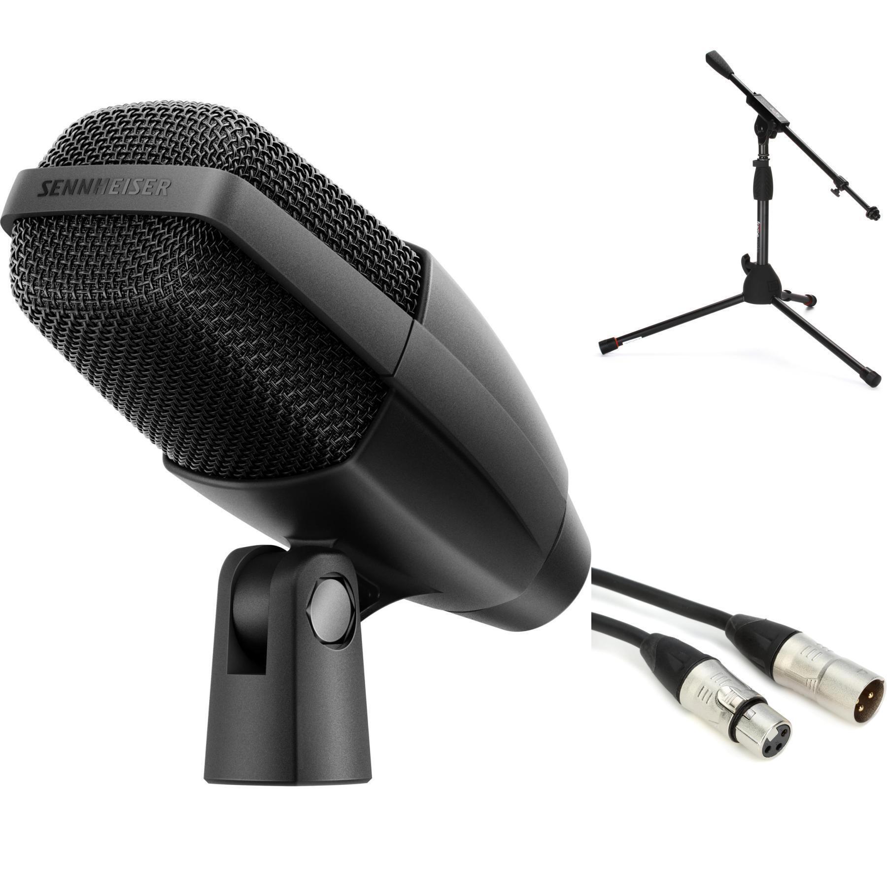 Sennheiser MD 421 Kompakt Microphone with Short Stand