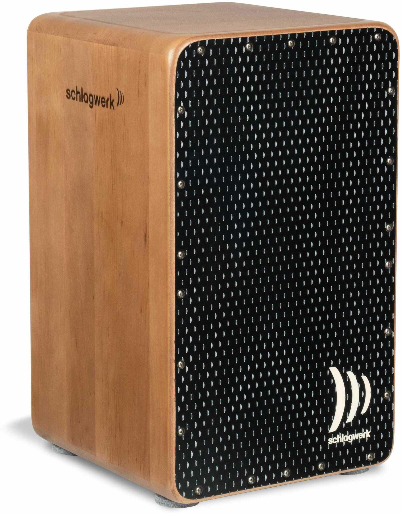 Schlagwerk Precise OS EVO カホン CP-5901 Schlagwerk Precise OS Cajon with CBT10 Basstube - EVO Black