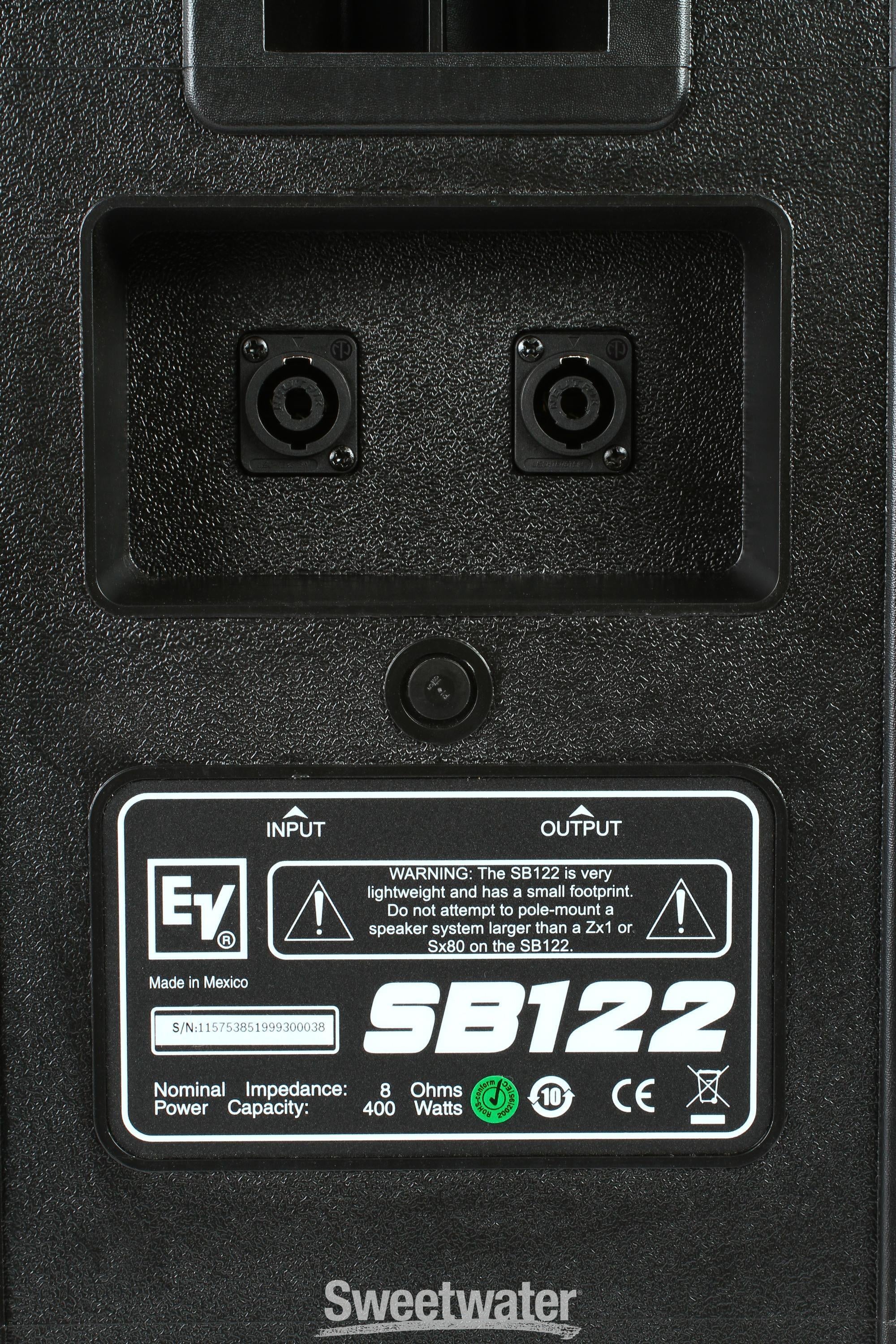 Electro-Voice SB122 1600W 12 inch Passive Subwoofer | Sweetwater