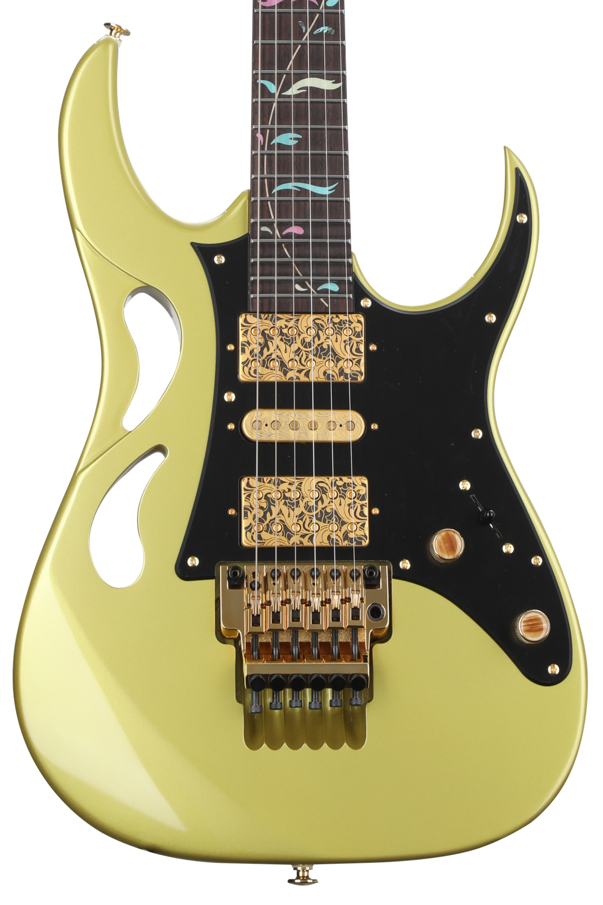 【美品】Ibanez PIA3761 Sun Dew Gold Ibanez Steve Vai Signature PIA3761 - Sun Dew Gold | Sweetwater