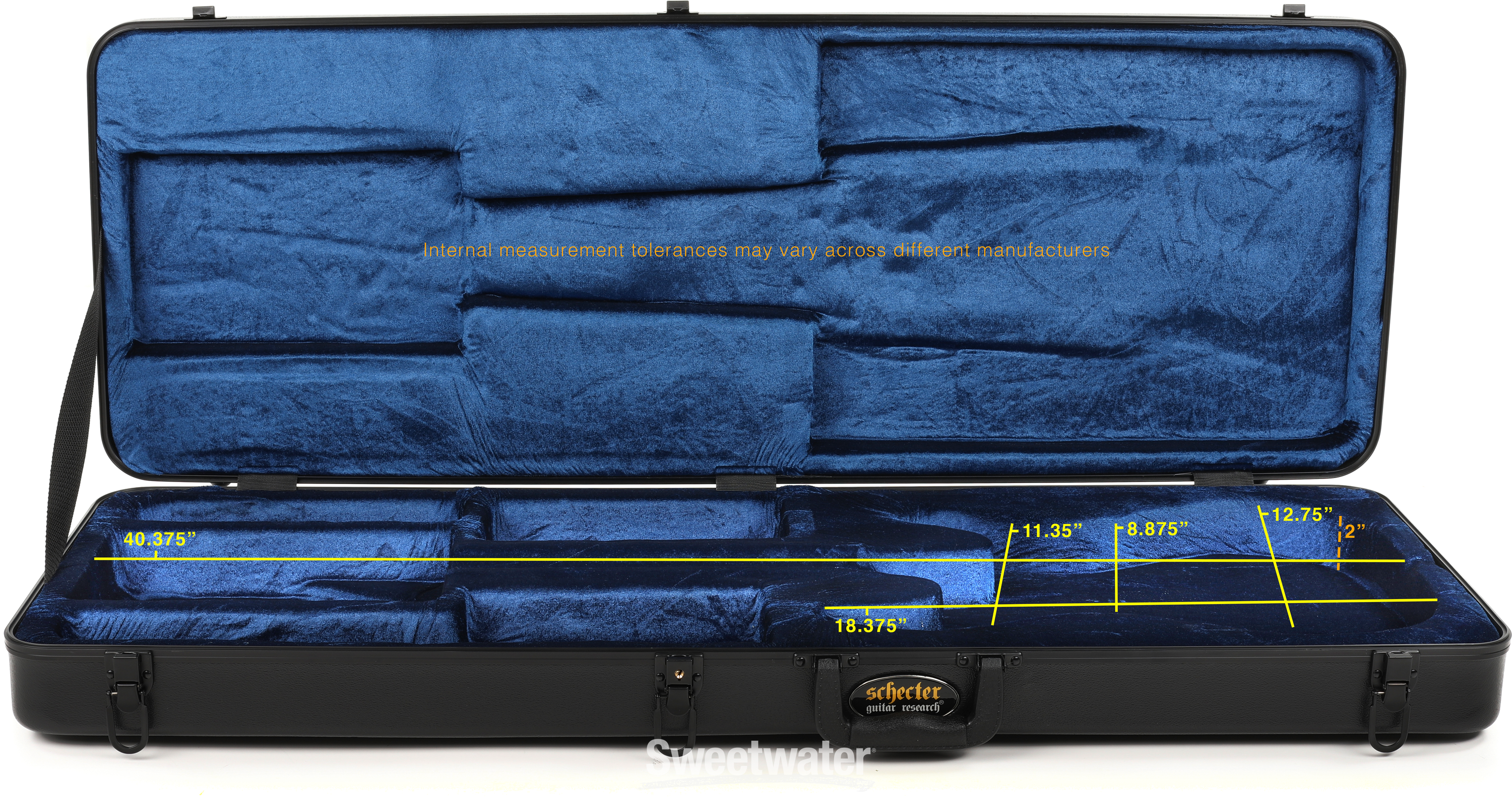Schecterダイヤモンドシリーズ エレアコ セミハードケース付き