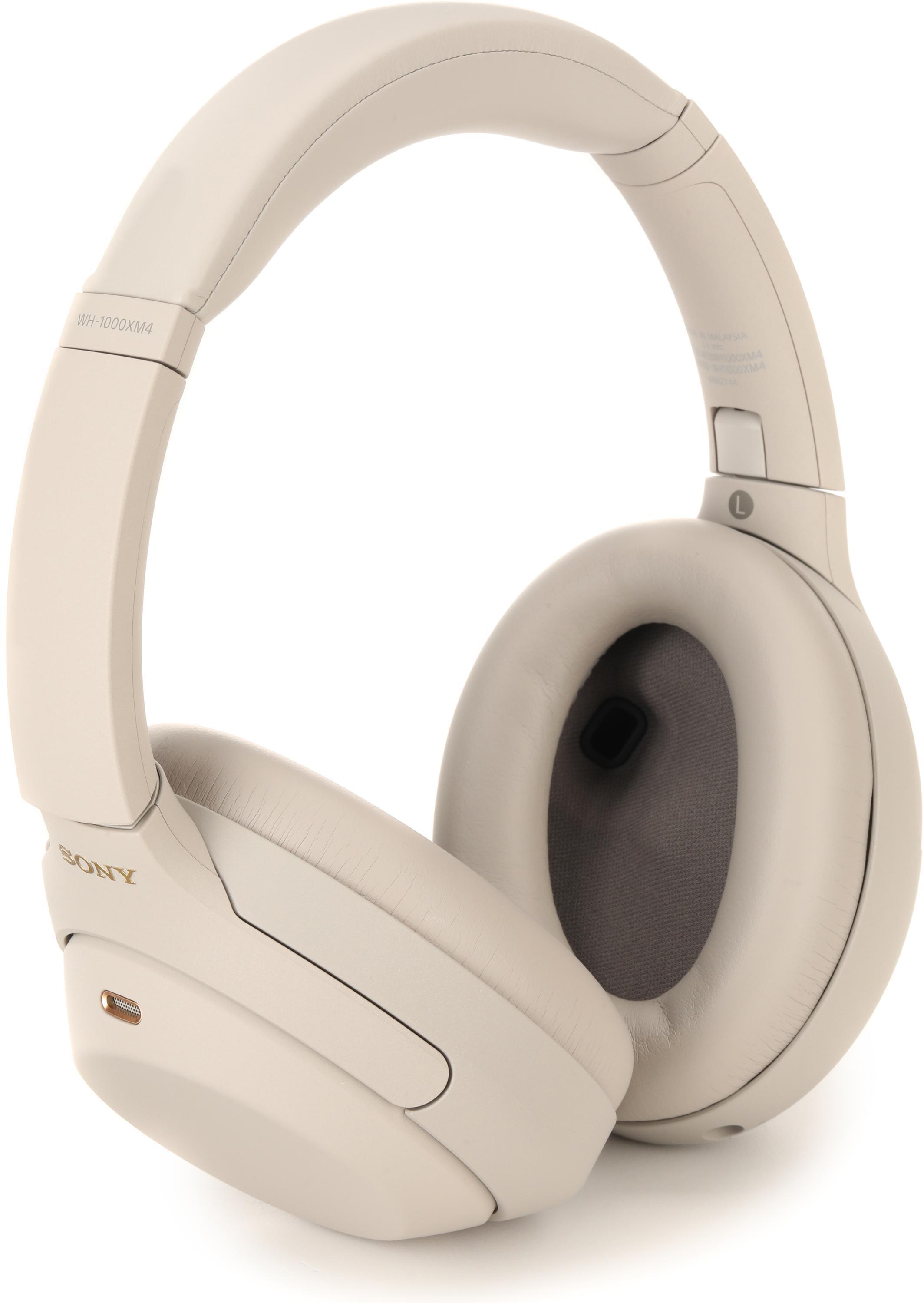 Sony WH-1000XM4 Noise-canceling Wireless Headphones - Silver | Sweetwater