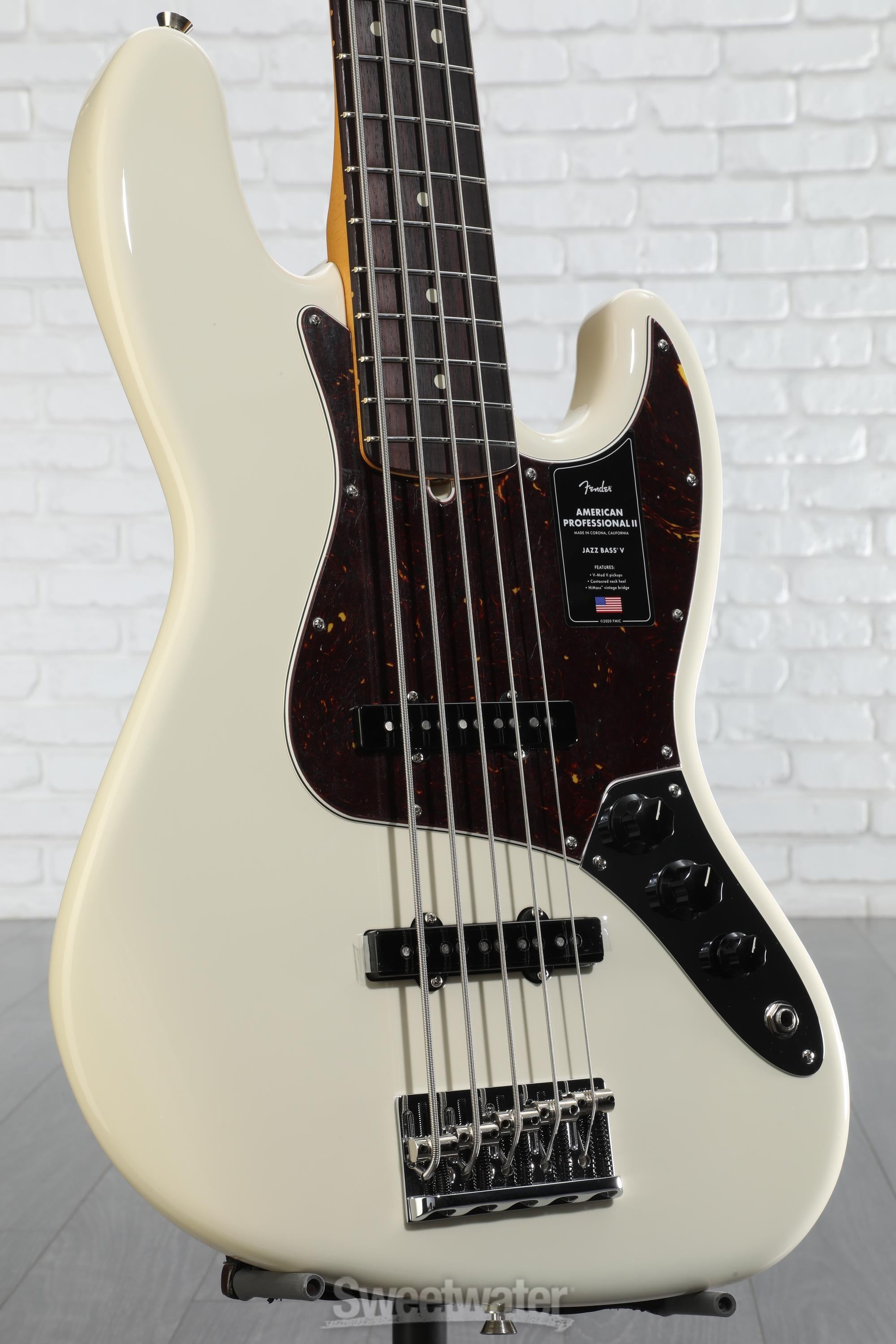 ベース Fender American Professional Jazz Bass V Fender American Professional Jazz Bass V - Natural with
